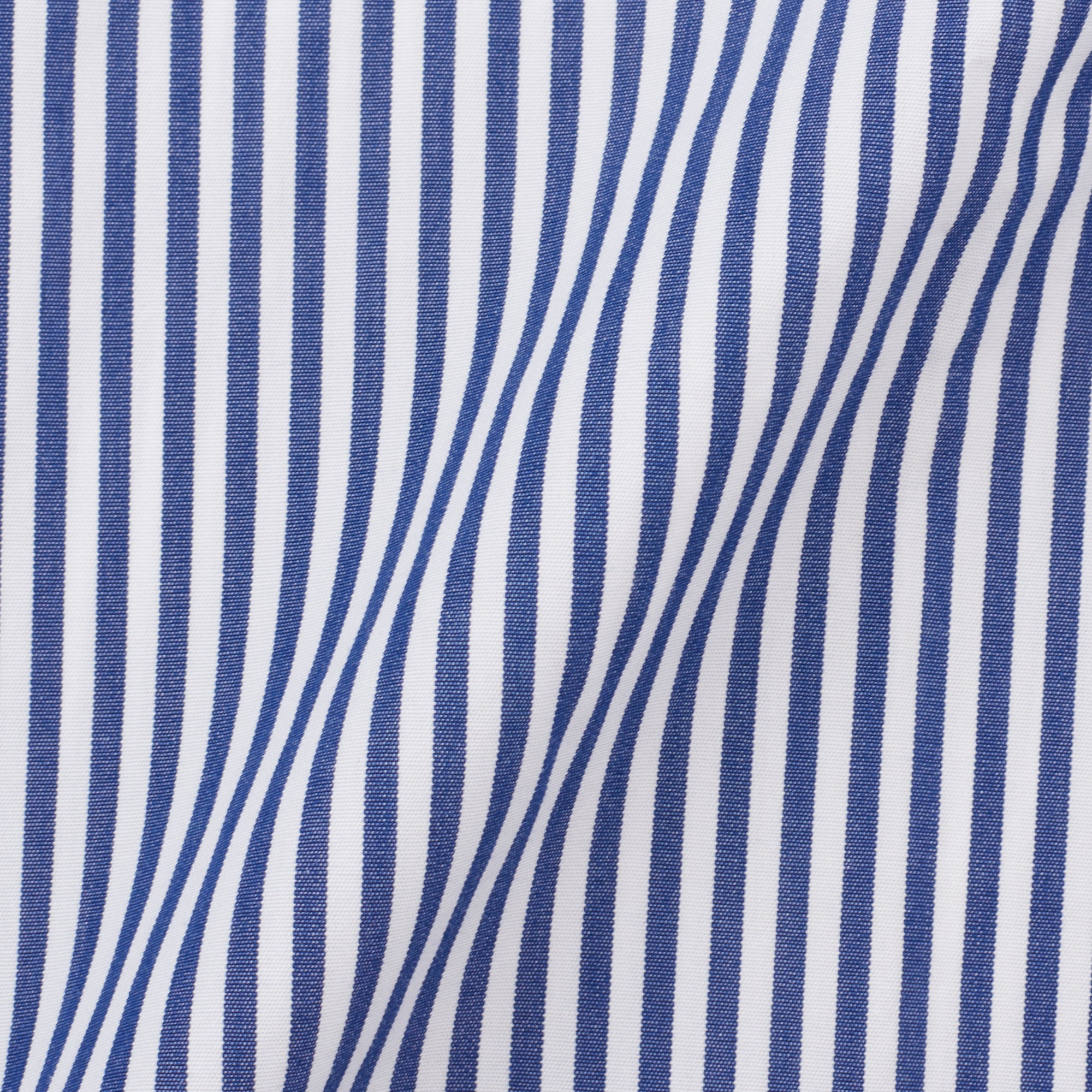 LUIGI BORRELLI Royal Collection L.B.R.C. Navy Blue Striped Cotton Dress Shirt EU 41 NEW US 16 LUIGI BORRELLI