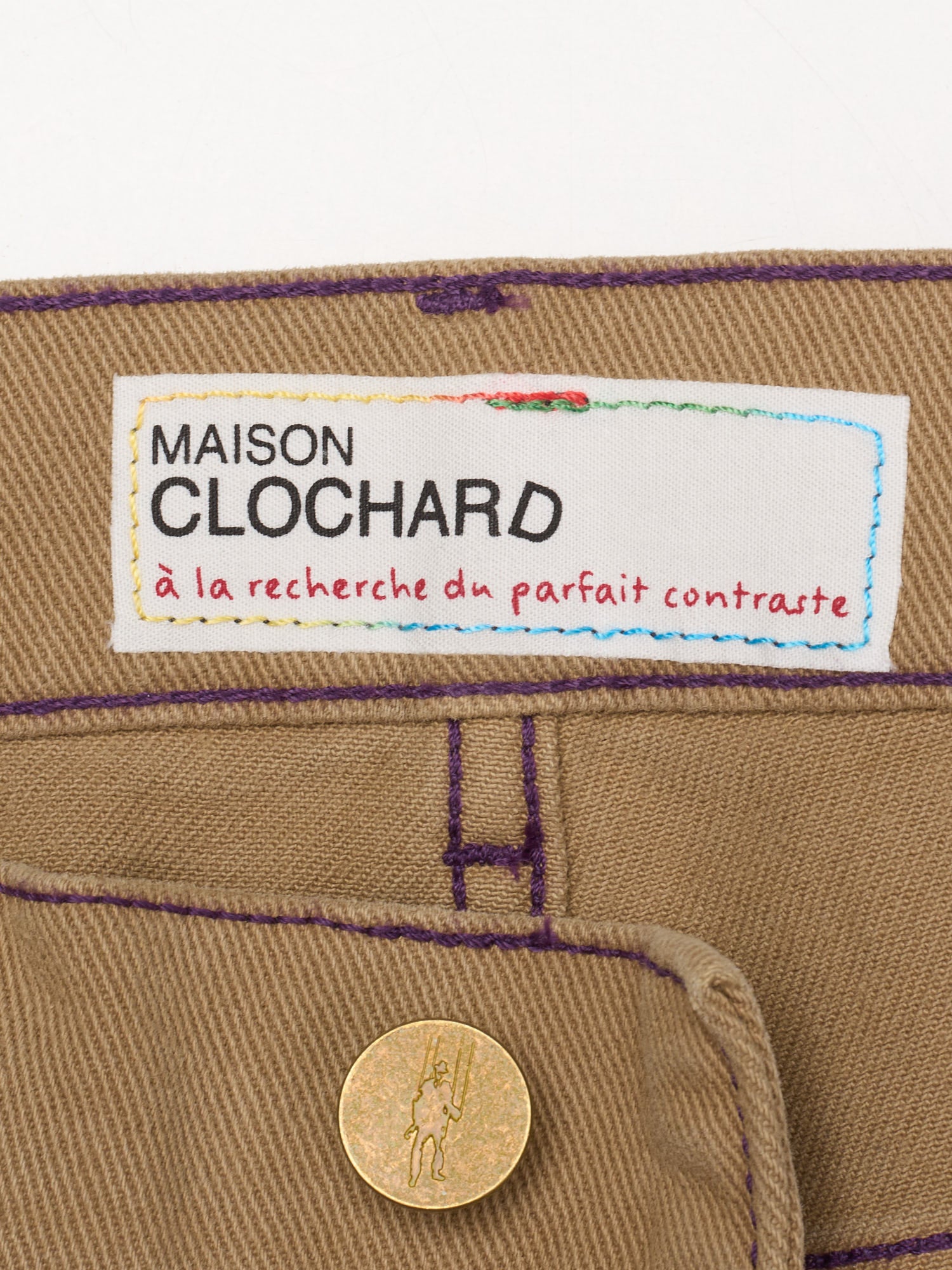 MAISON CLOCHARD Beige "Egret" Skinny Jeans NEW US 29