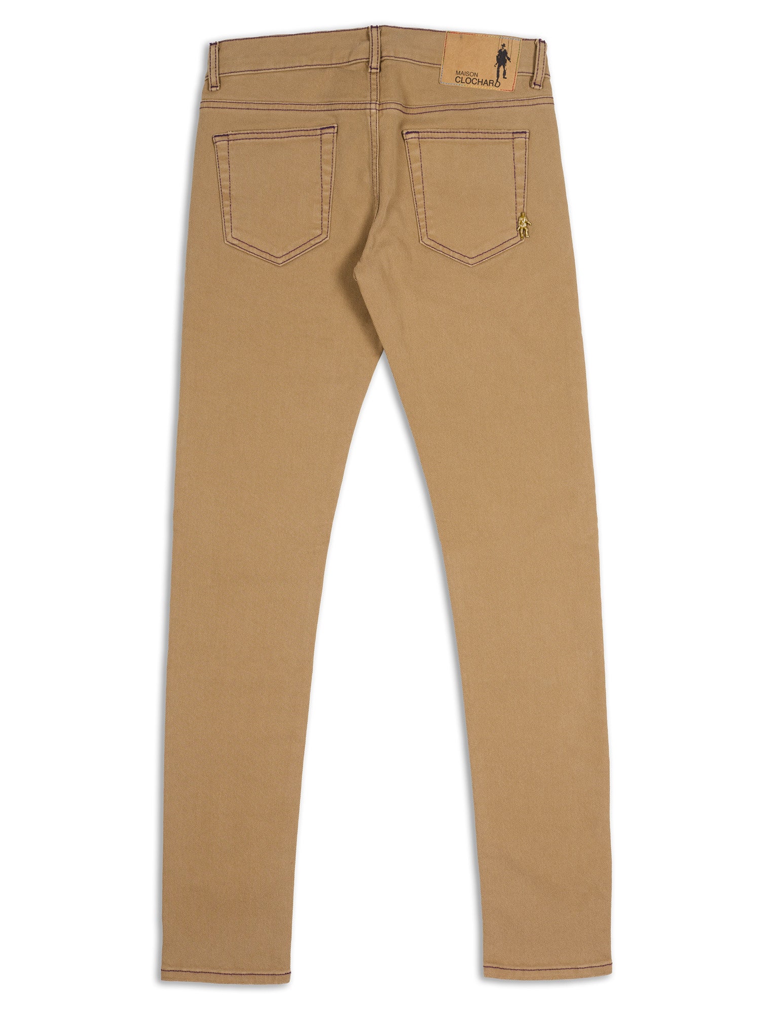 MAISON CLOCHARD Beige "Egret" Skinny Jeans NEW US 29