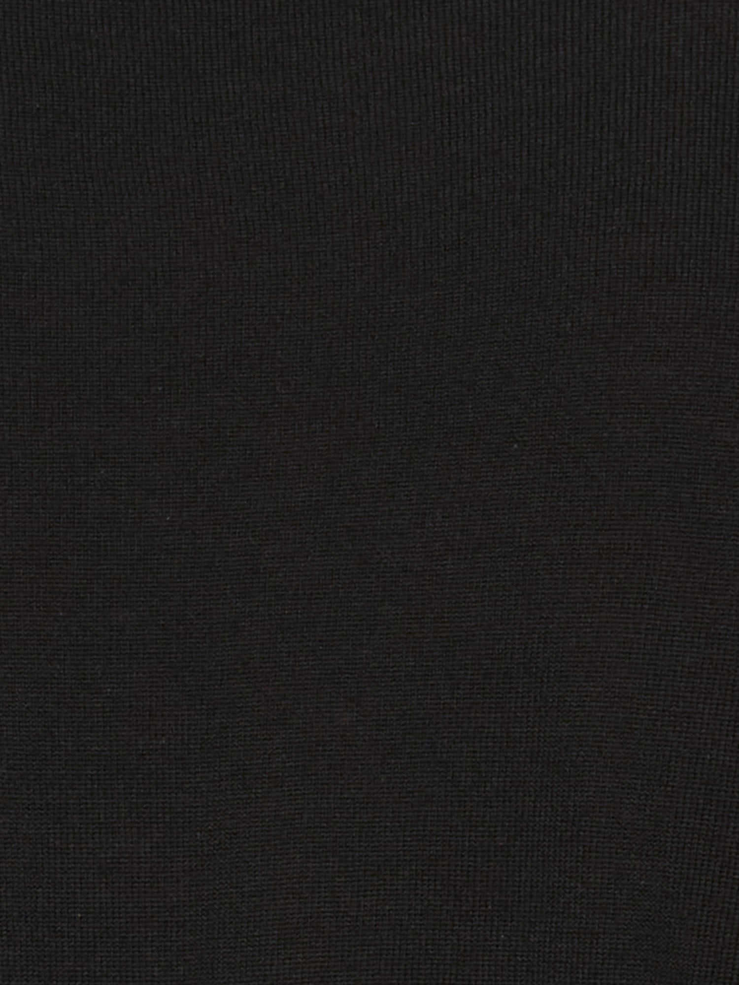 MALO Dark Black Virgin Wool Crewneck Sweater EU 54 US XL