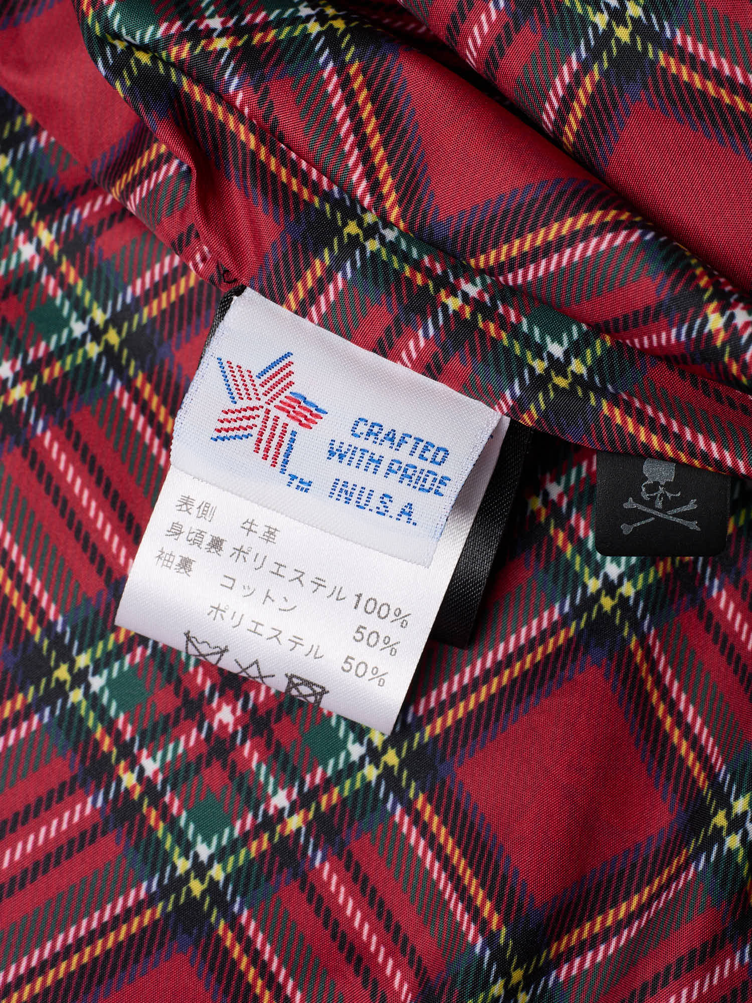 MASTERMIND Japan x SCHOTT Black Leather "One Star" 613 Perfecto Jacket