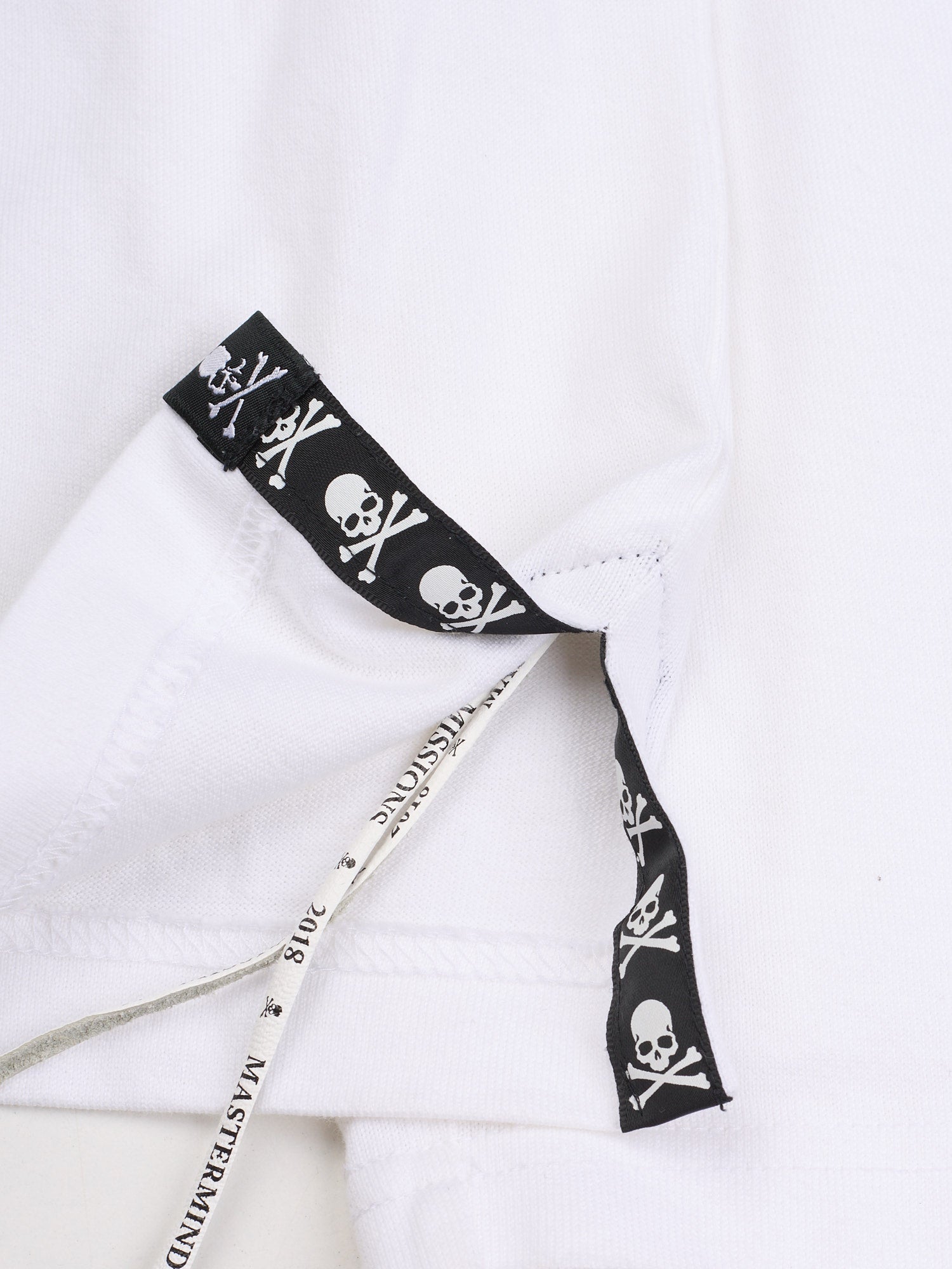 MASTERMIND WORLD White Cotton Logo Print Long Sleeve T-shirt