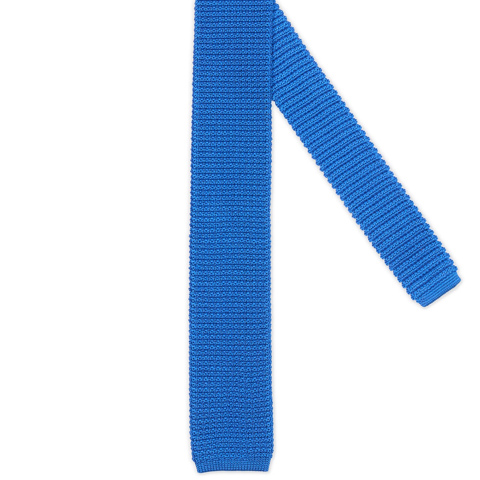 MATTABISCH FOR VANNUCCI Blue Silk Knit Tie NEW