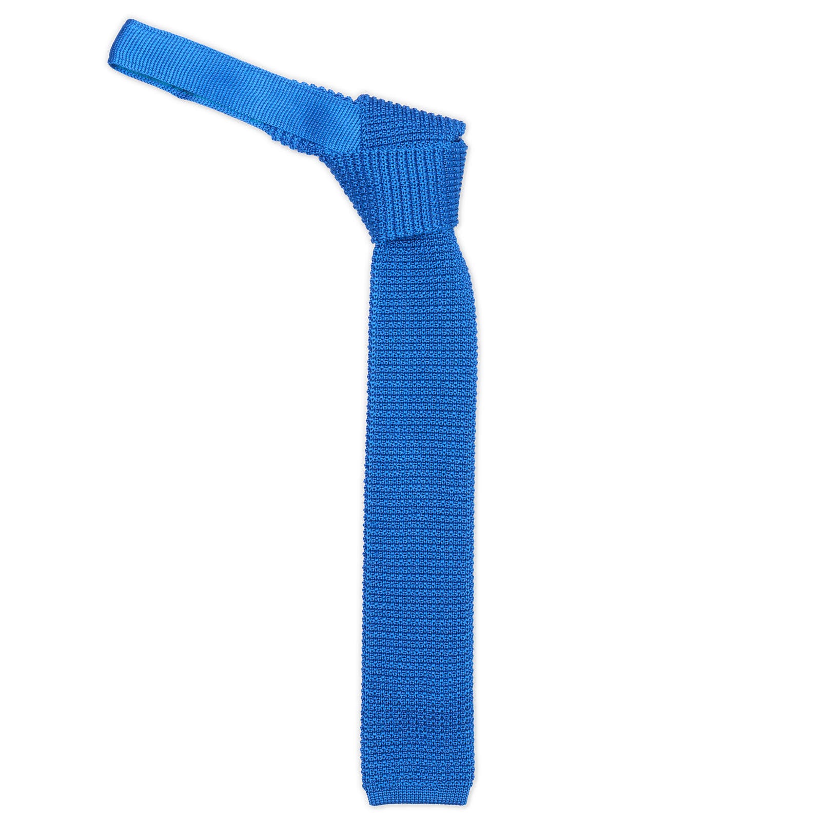 MATTABISCH FOR VANNUCCI Blue Silk Knit Tie NEW