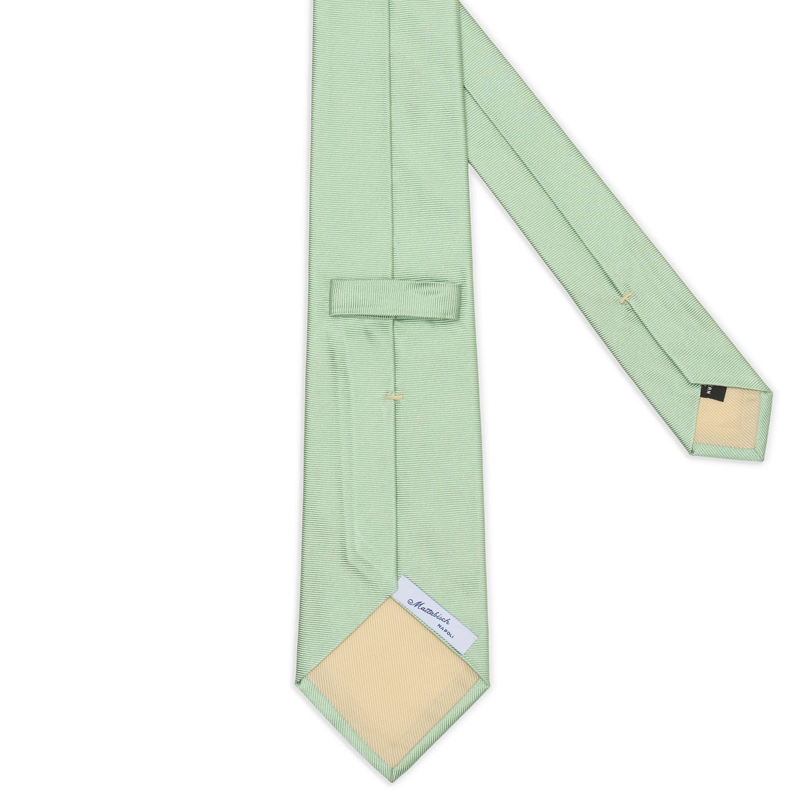 MATTABISCH Light Green Silk Tie NEW
