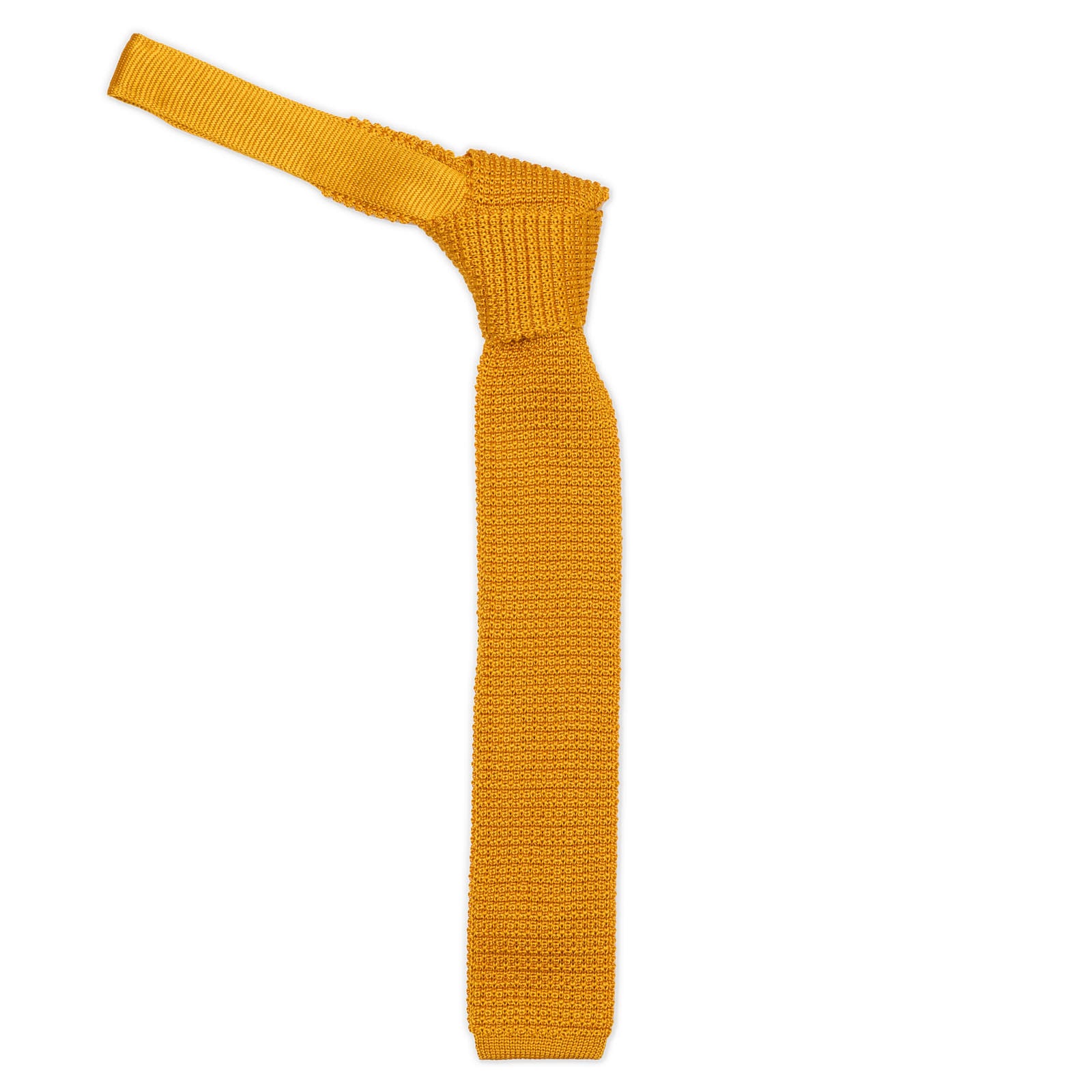 MATTABISCH Orange Silk Knit Tie NEW
