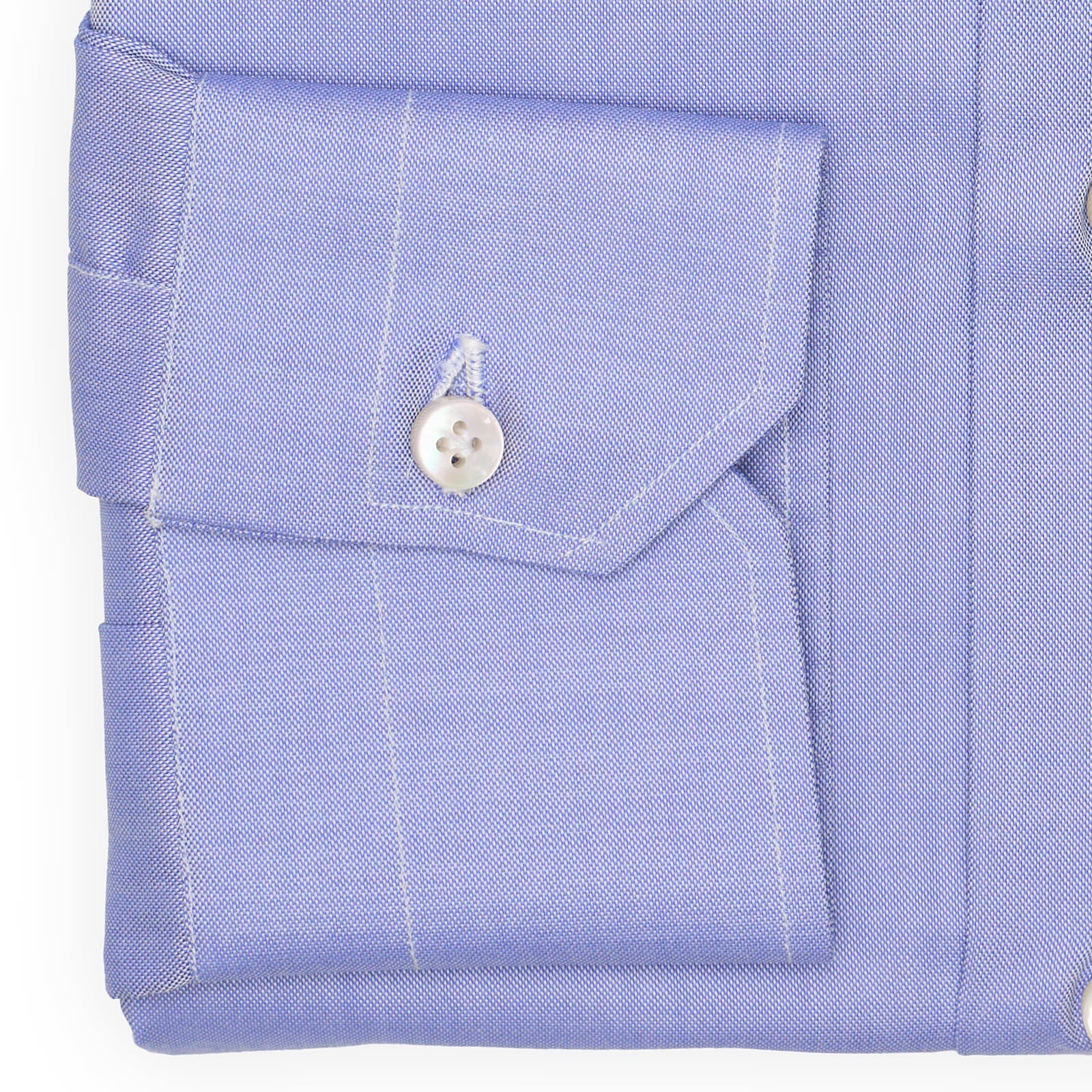 MATTABISCH for VANNUCCI Blue Poplin Cotton Dress Shirt Eu 38 Us 15