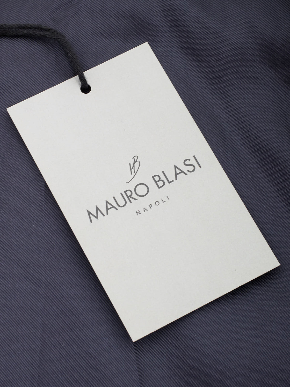 MAURO BLASI Napoli Navy Blue Wool Insulated Long Jacket M NEW 50