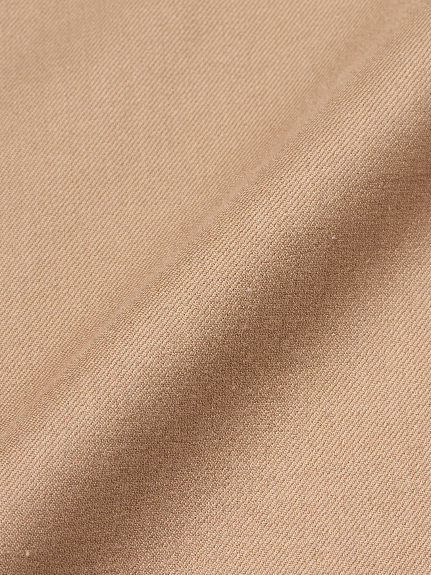 MAURO BLASI Napoli Tan Wool-Silk-Cotton Twill Suit