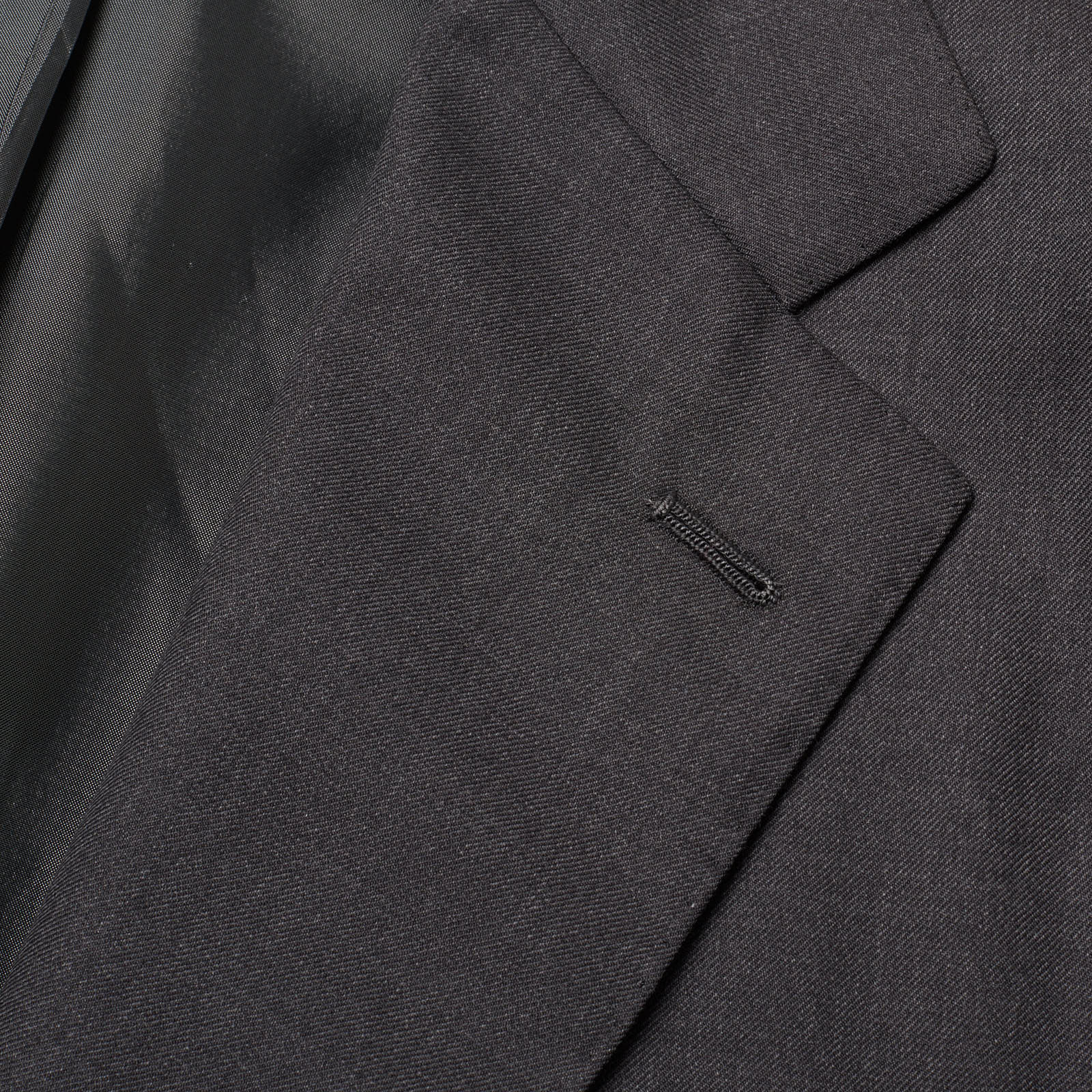 MAURO BLASI Napoli Handmade Charcoal Gray Wool Suit EU 54 NEW US 42