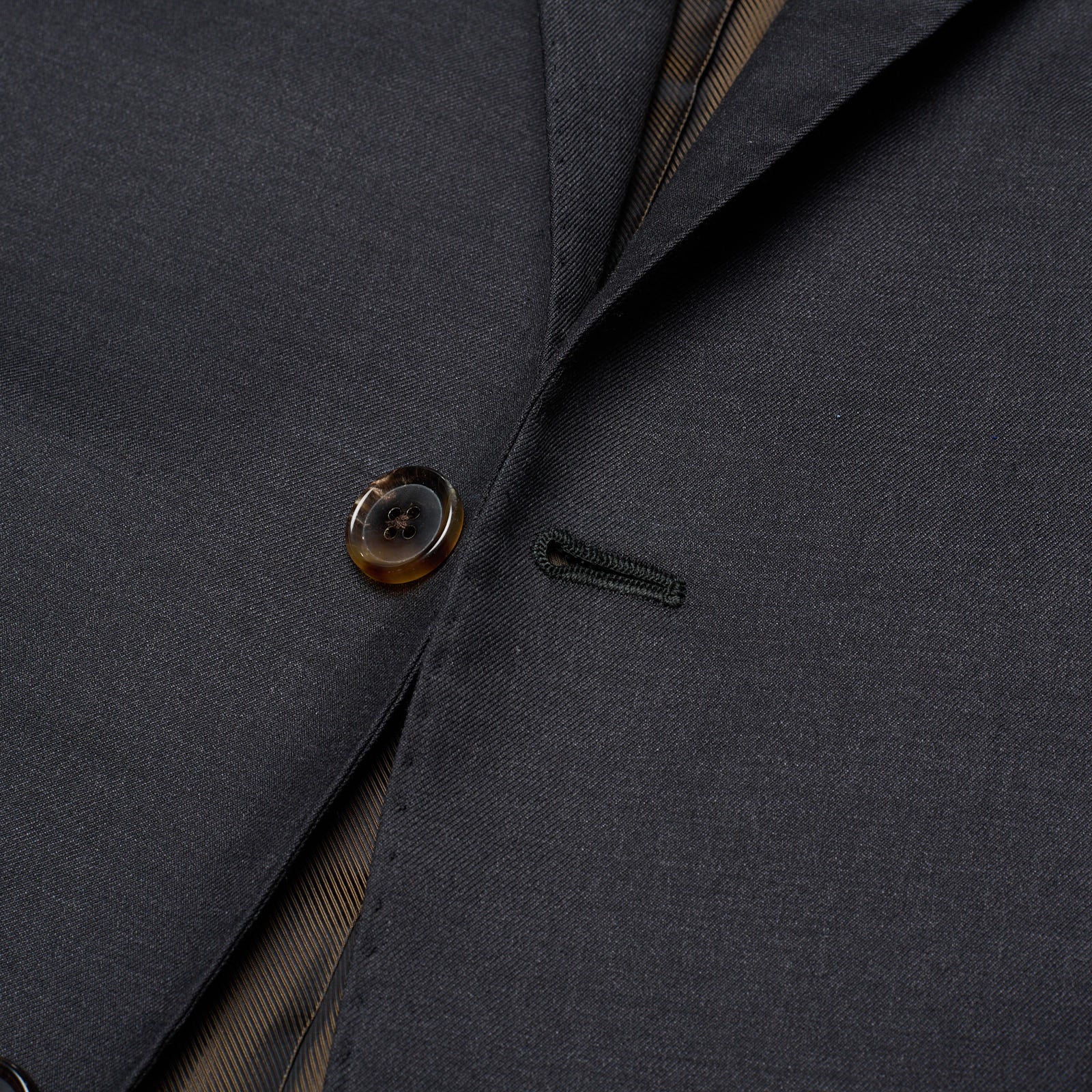 MAURO BLASI Napoli Handmade Charcoal Gray Wool Suit EU 54 NEW US 44