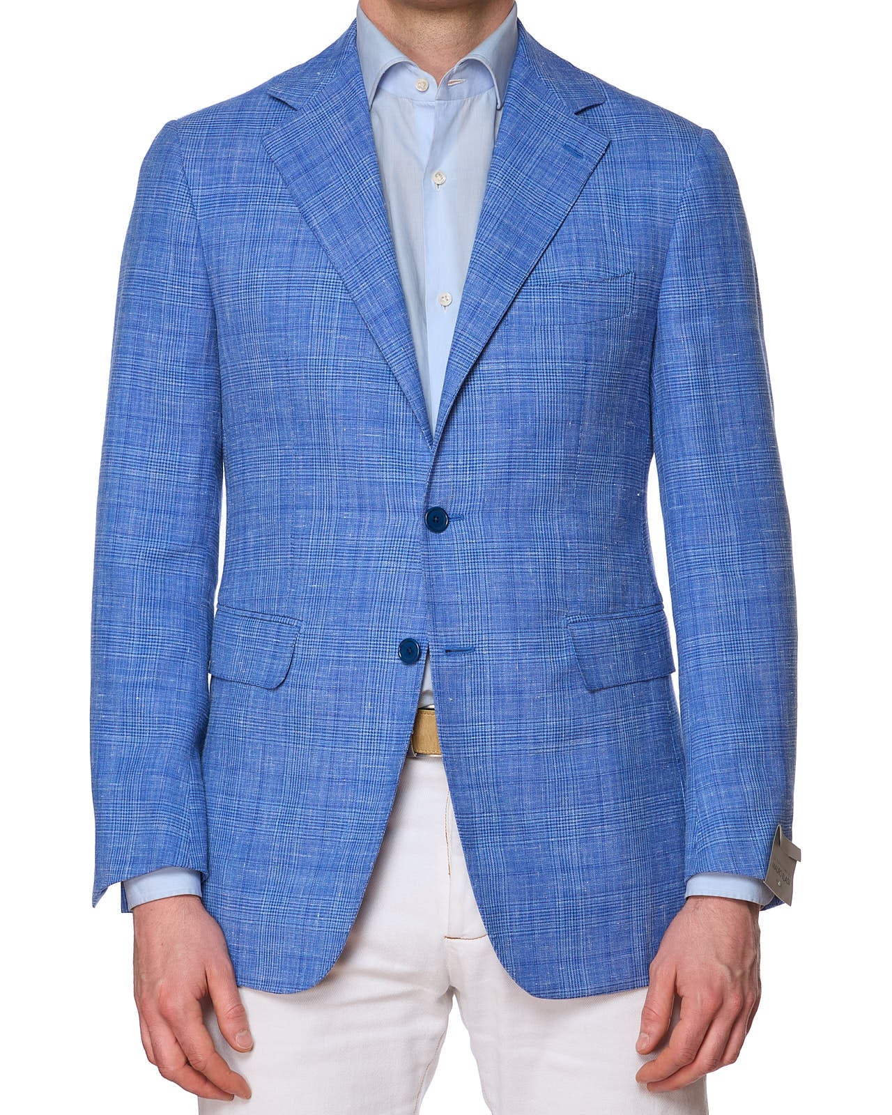 MAURO BLASI for VANNUCCI Handmade Blue Wool Handmade Jacket EU 48 NEW US 38