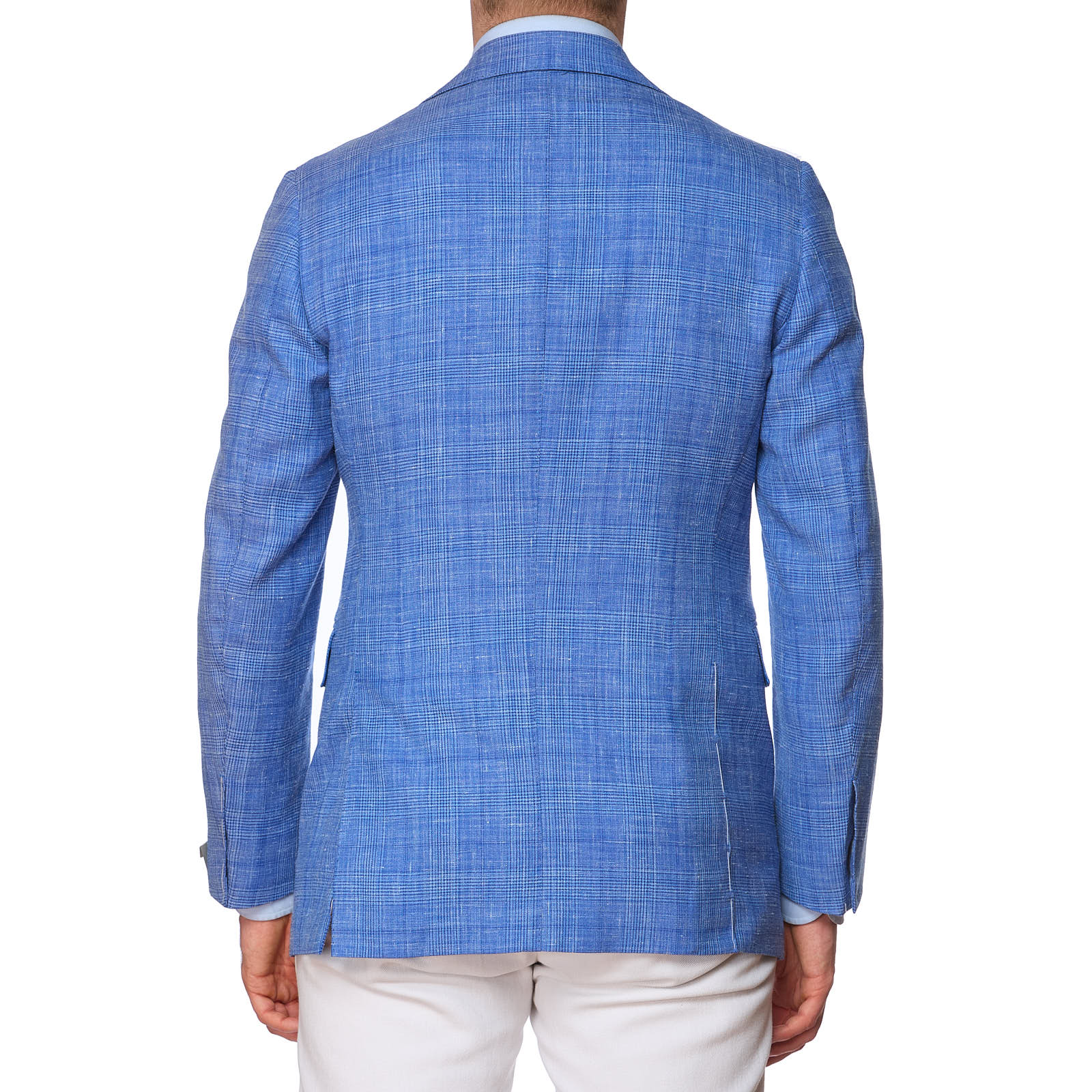 MAURO BLASI for VANNUCCI Handmade Blue Wool Handmade Jacket EU 48 NEW US 38