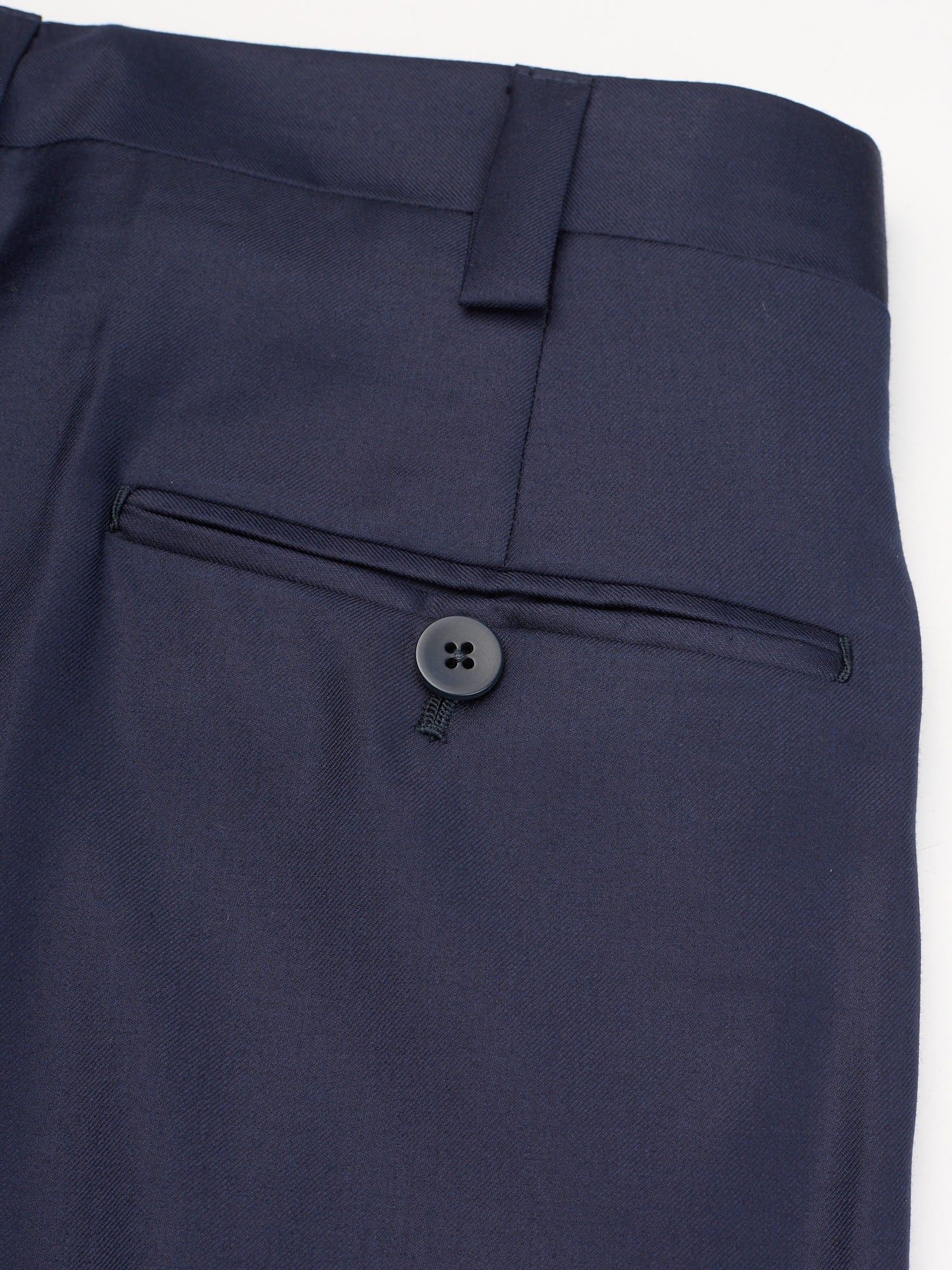 MAURO BLASI Navy Blue Wool Super 150'S Dress Pants EU 52 NEW US 36
