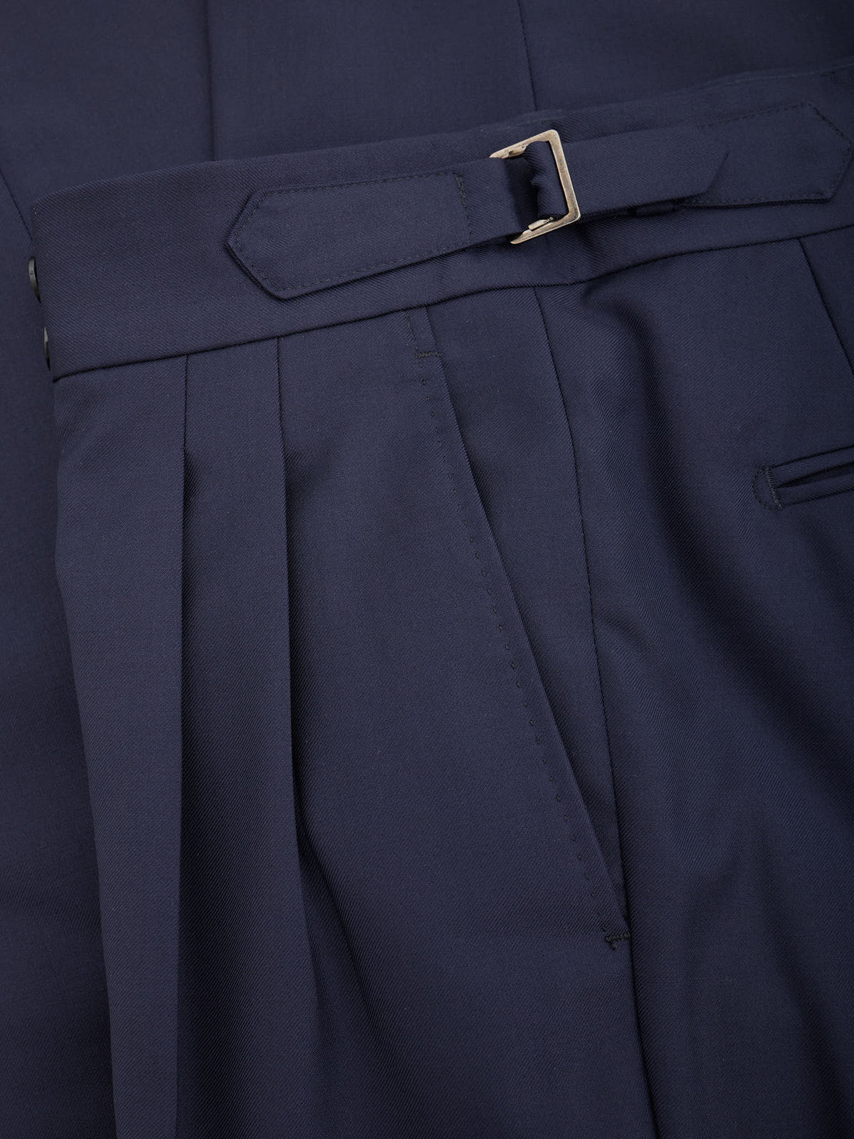 MAX BY MASSIMO PASINATO Navy Blue Double Breasted Wool VBC Perennial Suit