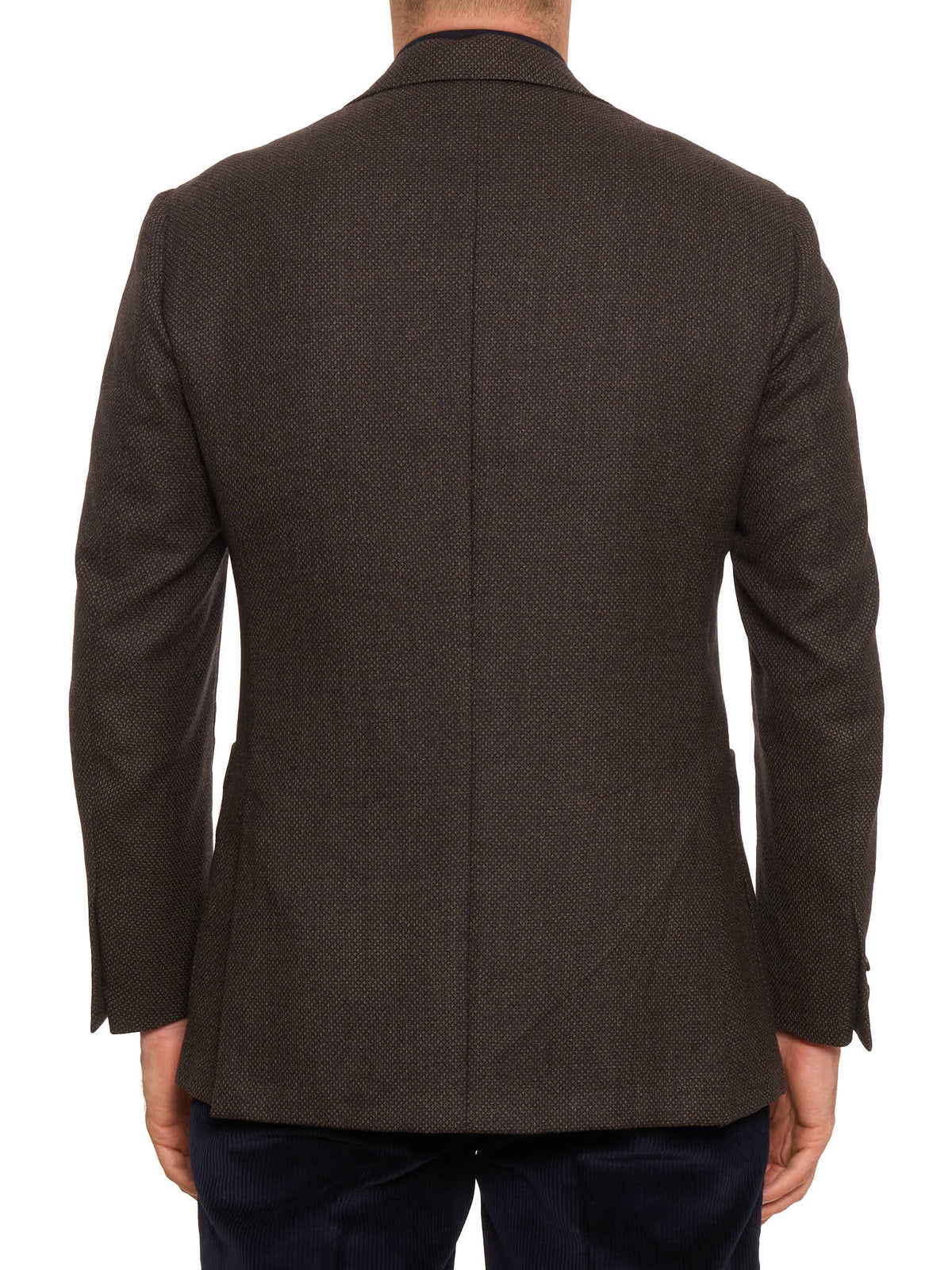 MAX MASSIMO PASINATO Brown Diamond Loro Piana Wool Blazer Jacket NEW