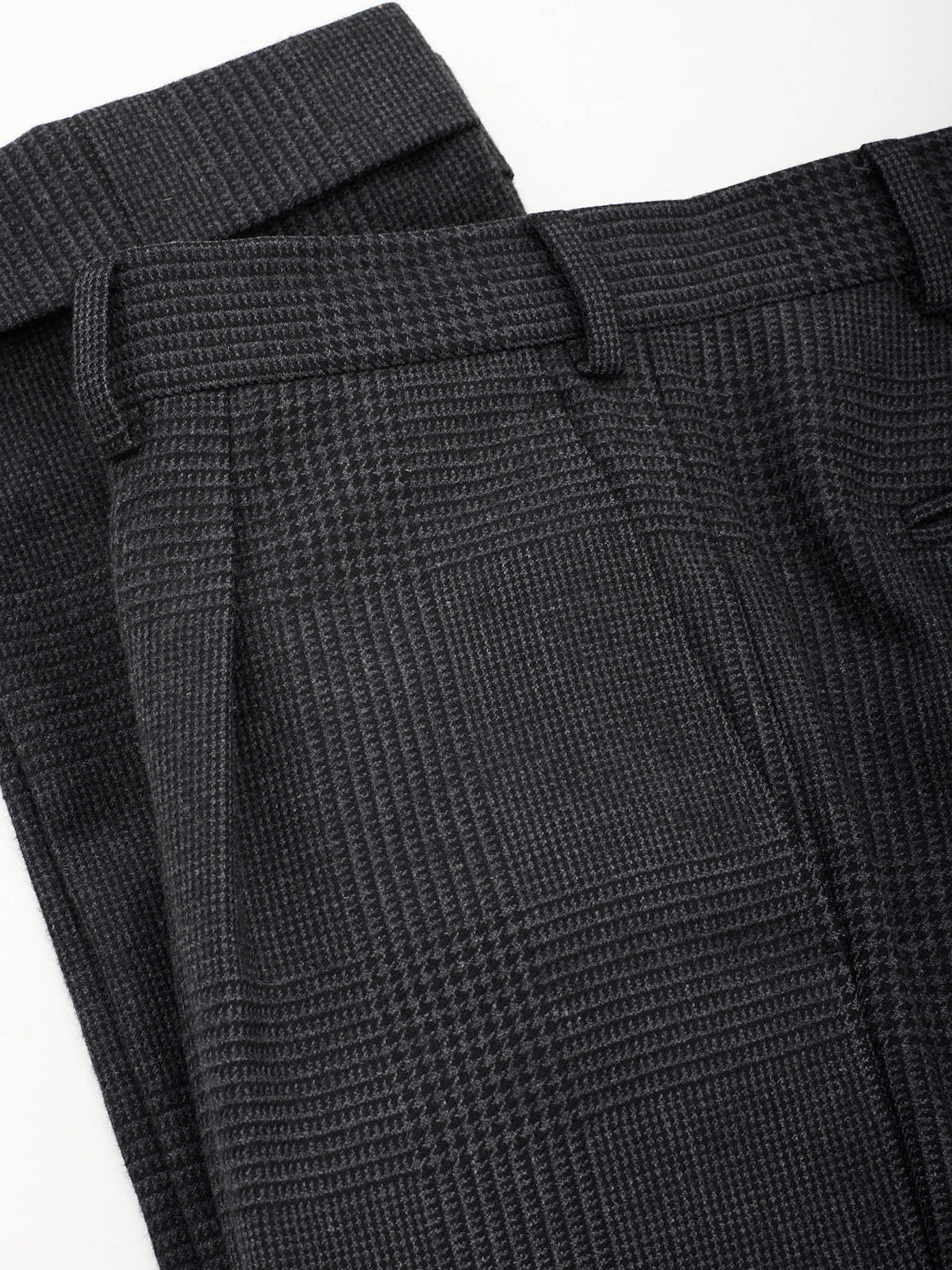 MAX MASSIMO PASINATO Gray Glen Plaid Heavy Wool Flannel Suit NEW