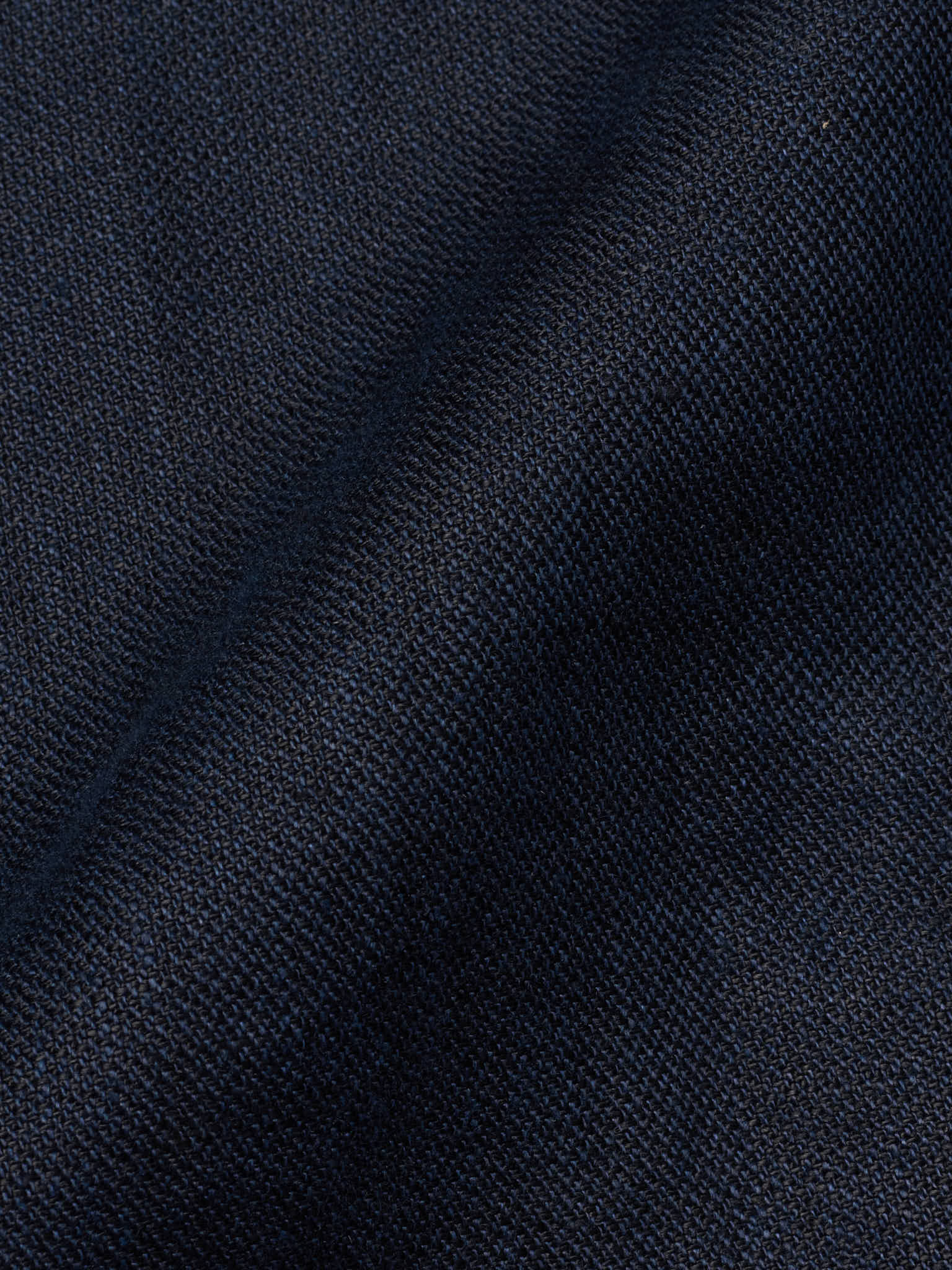 MILAN KELECENI Navy Blue Irish Linen Unlined Travel Jacket