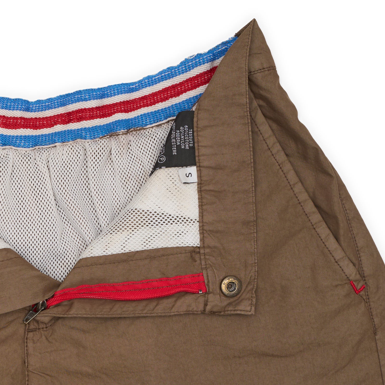 MODFITTERS Brown Swim Shorts Trunks NEW S