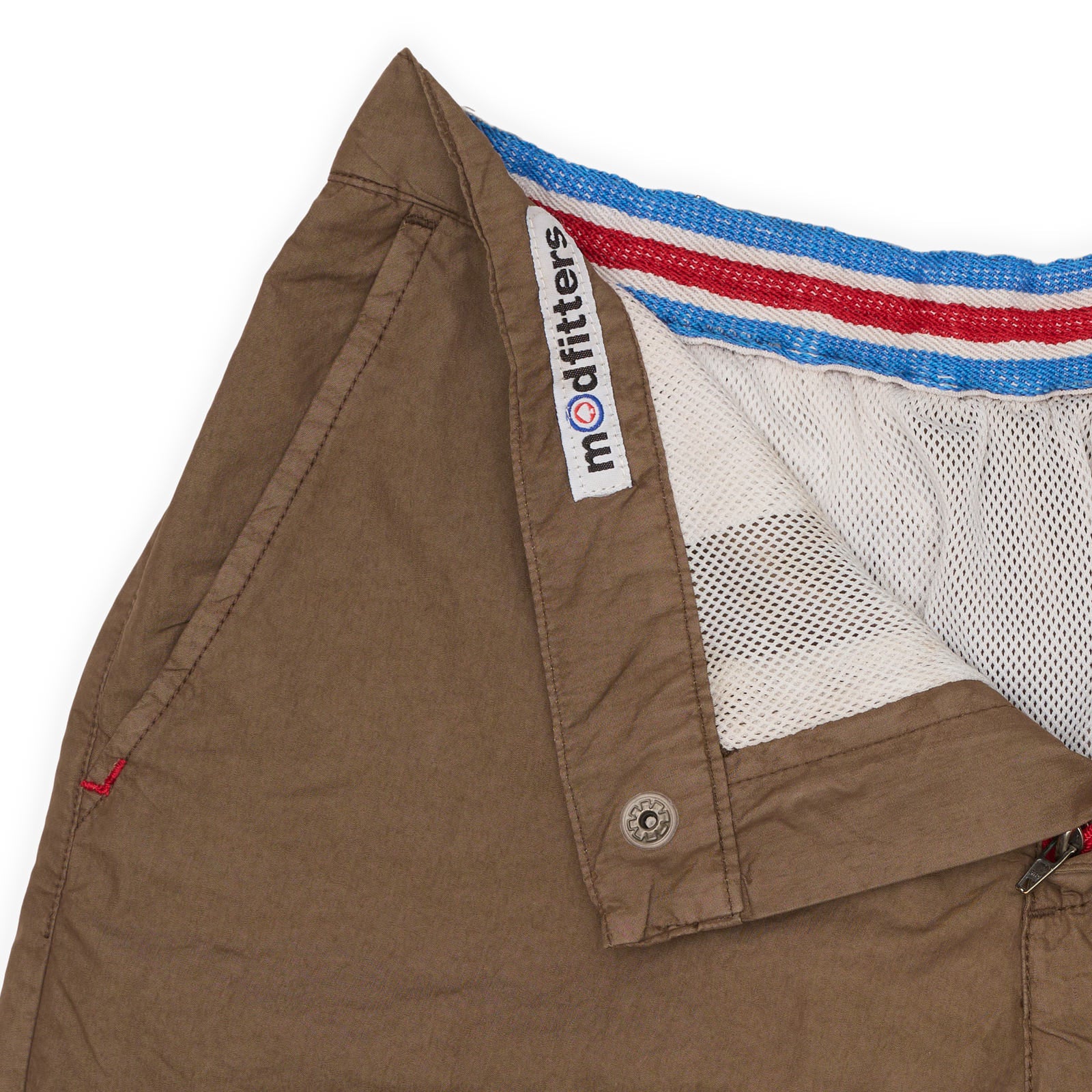 MODFITTERS Brown Swim Shorts Trunks NEW S