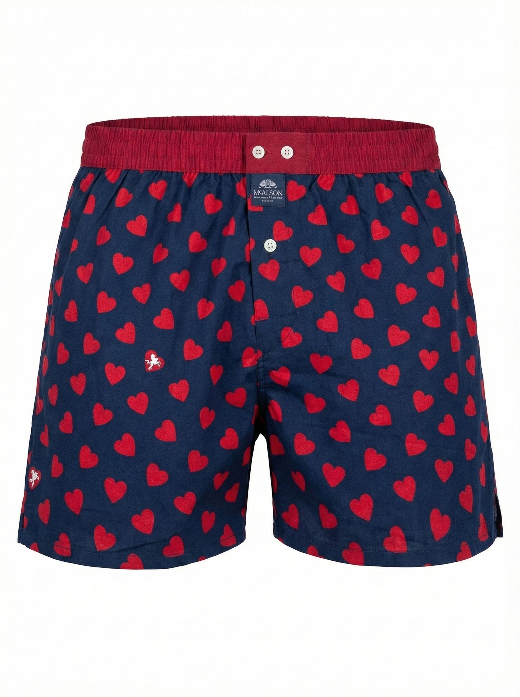 McAlson M0315 - Cupido hearts Red-Blue Boxer Shorts