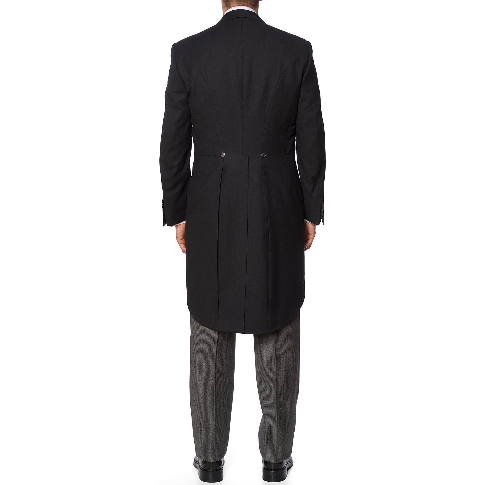 VANNUCCI Handmade Wool 3 Piece Morning Coat Suit Wedding EU 52 NEW US 42