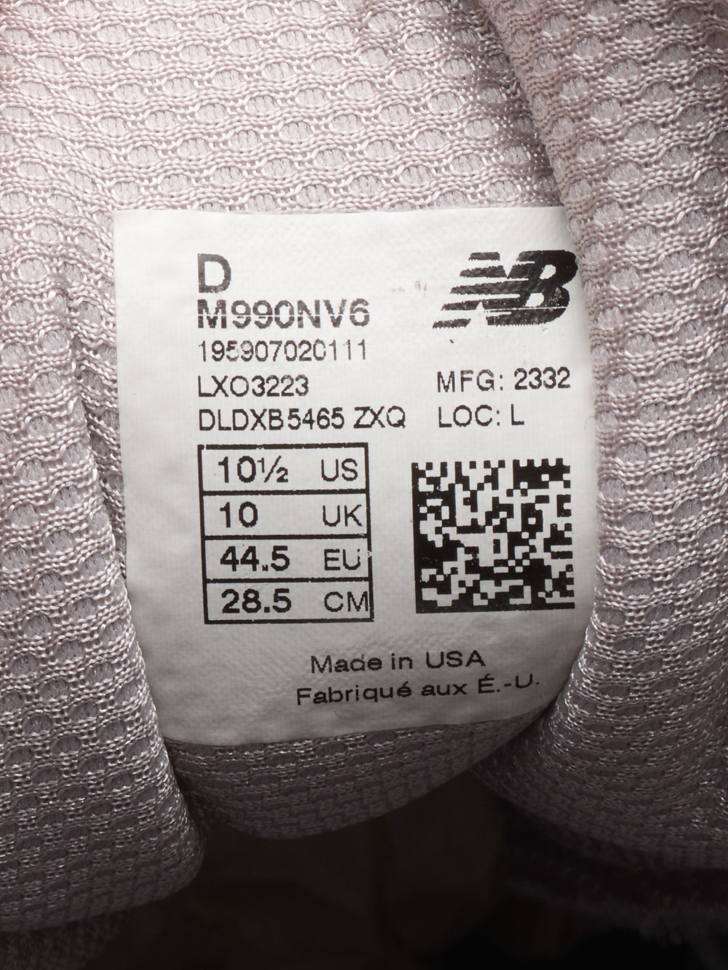 NEW BALANCE 990 V6 Made in USA Navy Blue Sneakers UK 10 US 10.5 NEW with Box