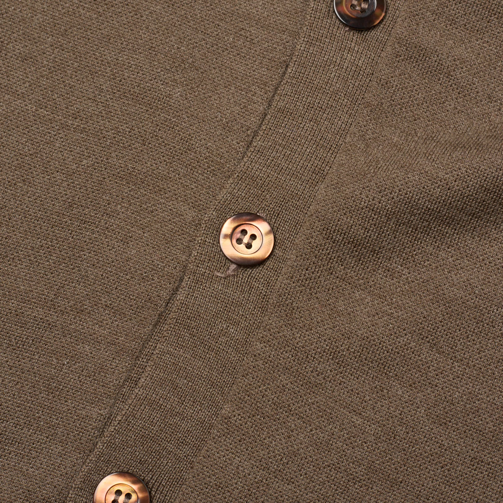ONES Brown Loro Piana Merino Wool Super 160's Knit Cardigan Sweater EU 54 NEW US XL