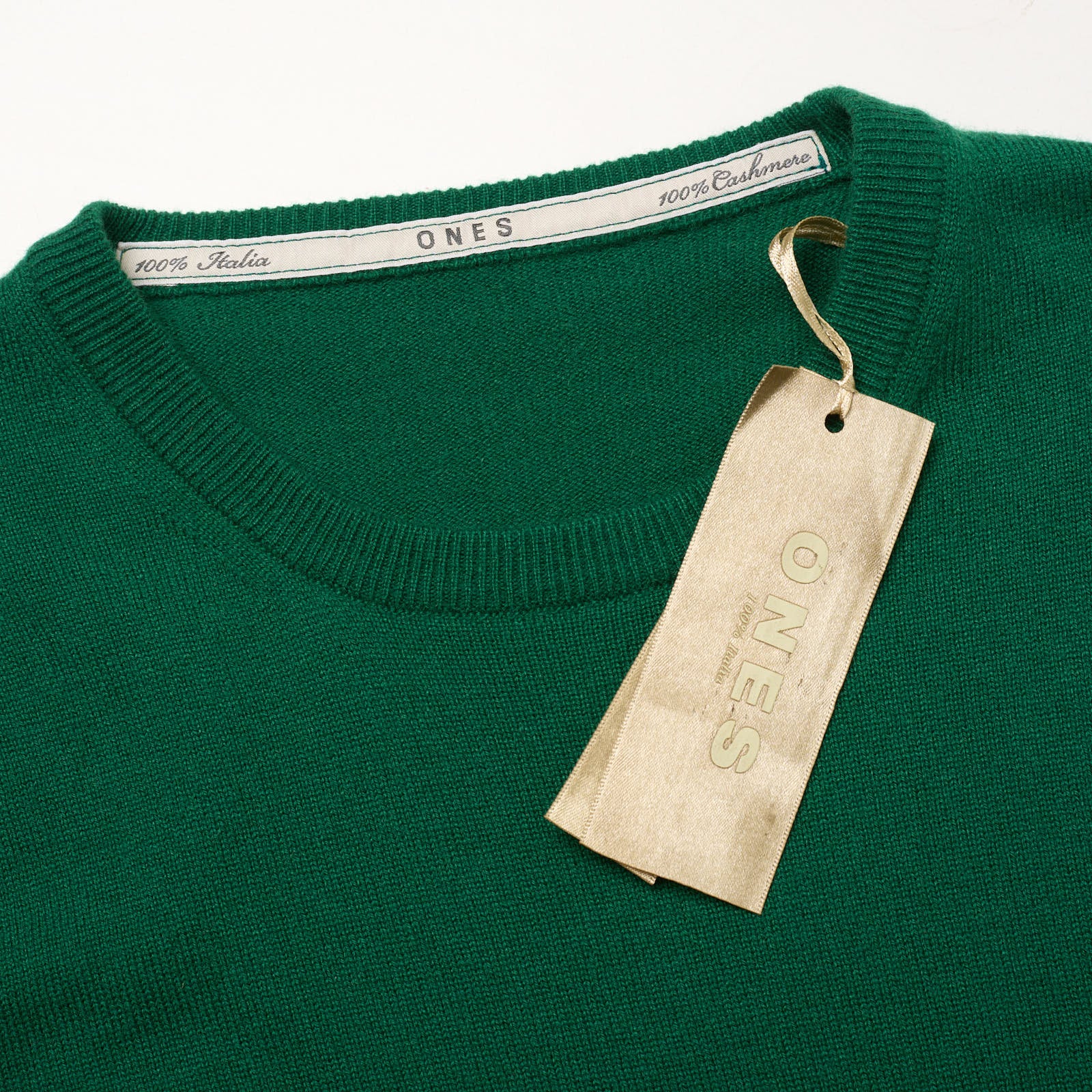 ONES Green Loro Piana Cashmere Knit Sweater Vest EU 50 NEW US M