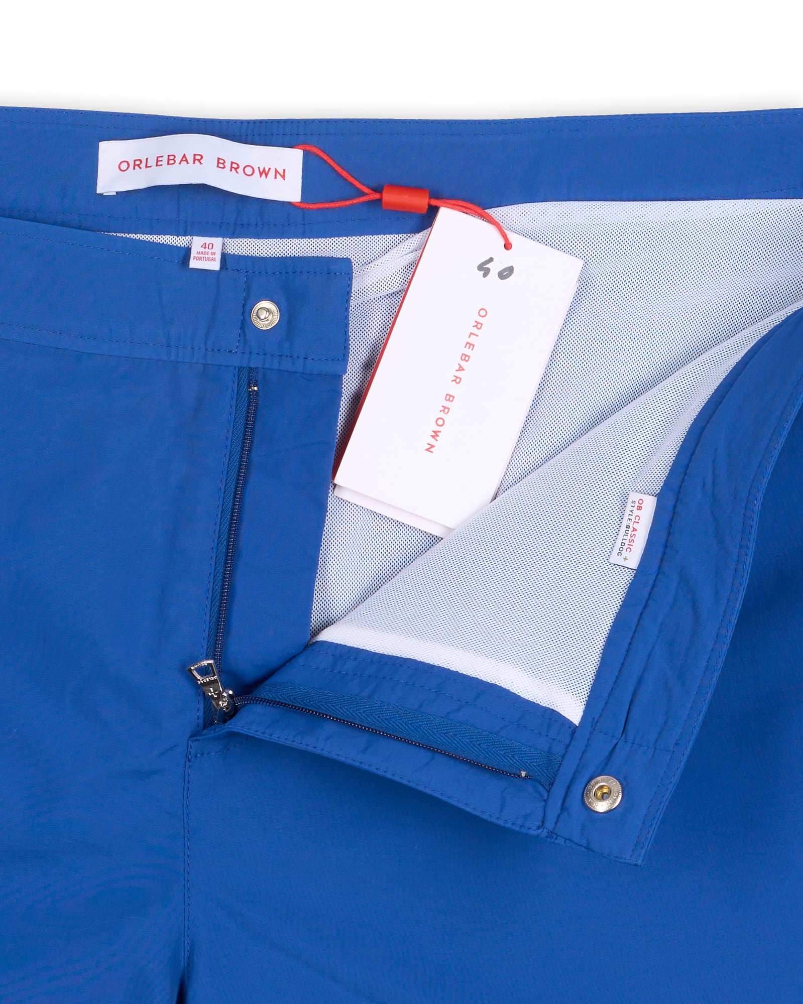 ORLEBAR BROWN "Bulldog" Blue Swim Shorts NEW 40