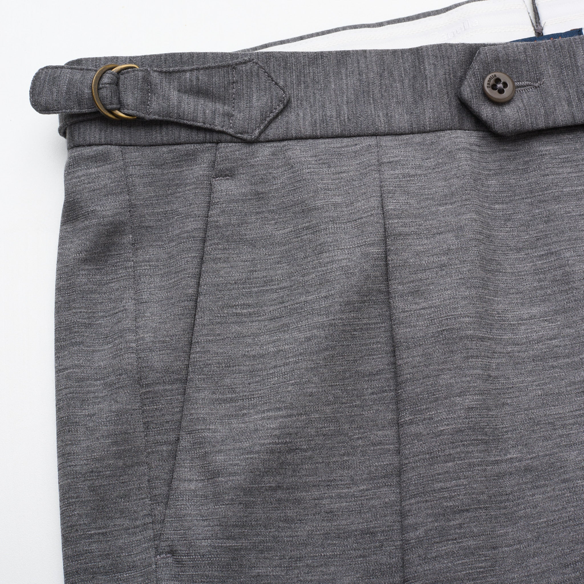ZANELLA Gray Stretch Wool Stretch Pants EU 46 NEW US 30
