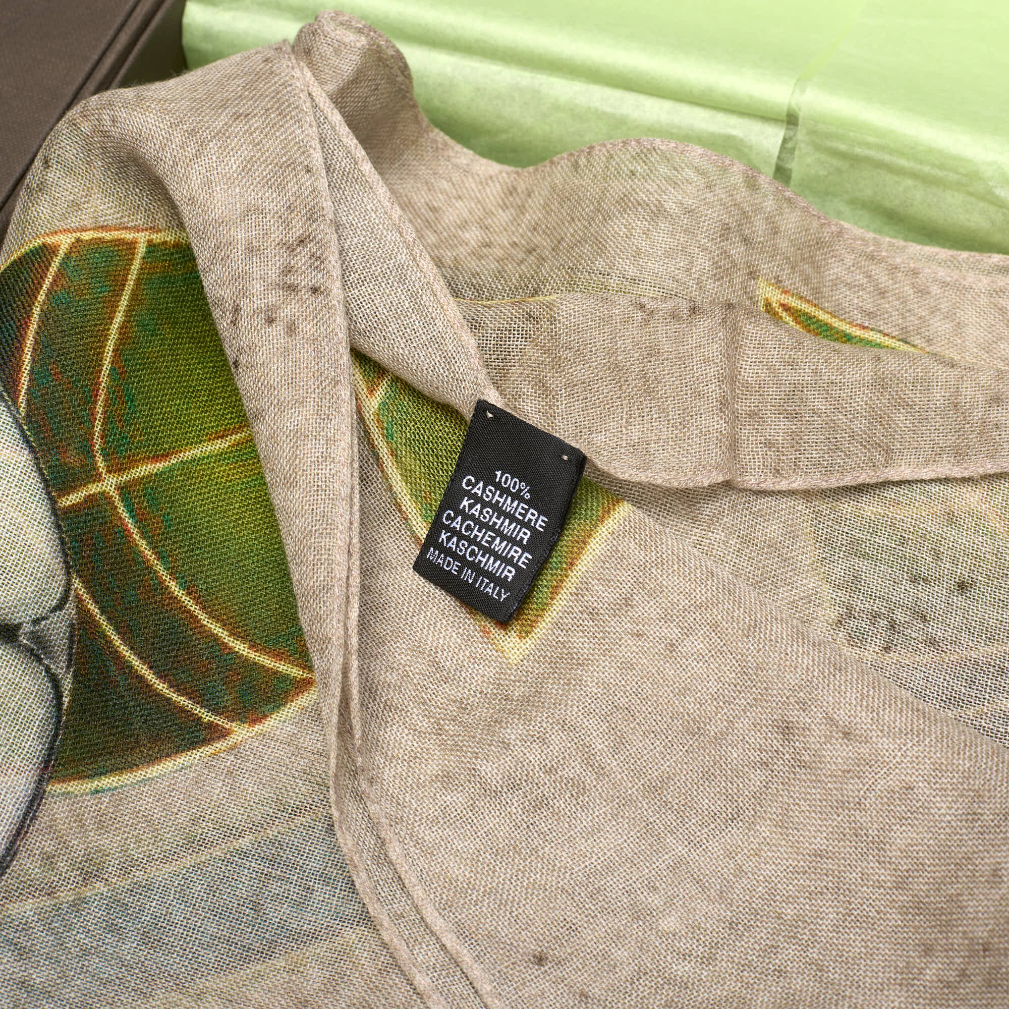 PATEK PHILIPPE Geneve Limited Edition 2020 Multi-Color Floral Cashmere Scarf Stole