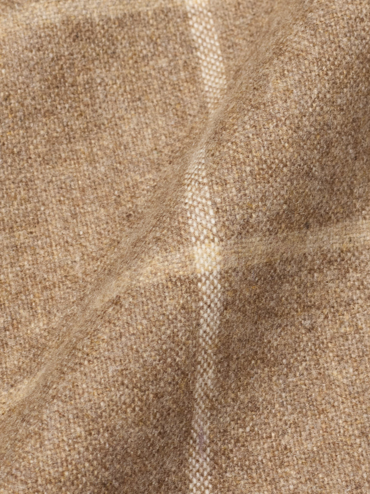PIETRA SALATA Napoli "John" Beige Windowpane Wool Travel Jacket Car Coat NEW Slim
