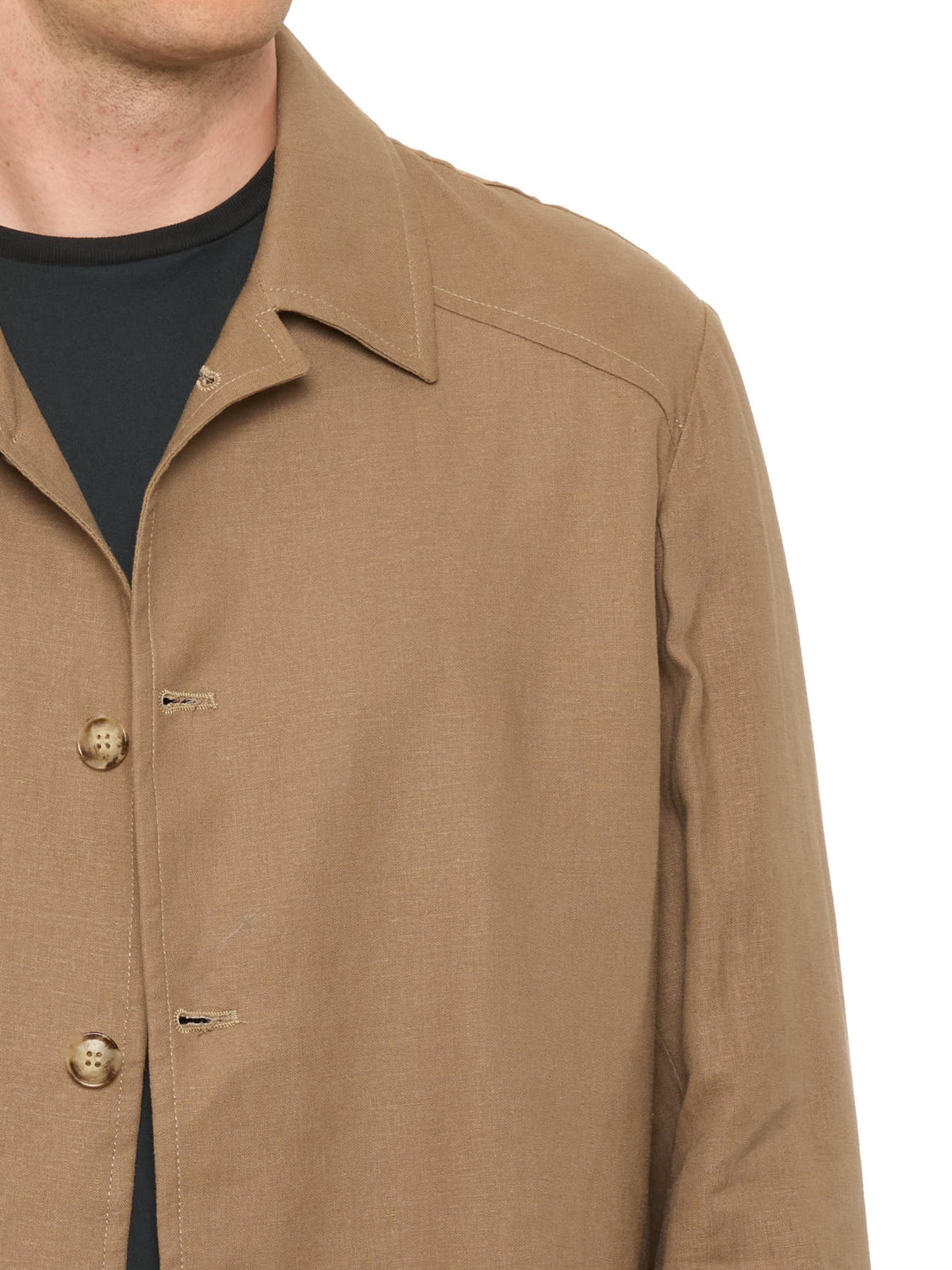 PIETRA SALATA Napoli "Ralph" Beige Linen Jacket NEW L