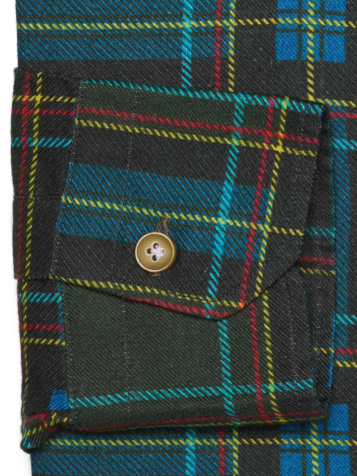 PIETRA SALATA Multicolor Plaid Twill Cotton Shirt