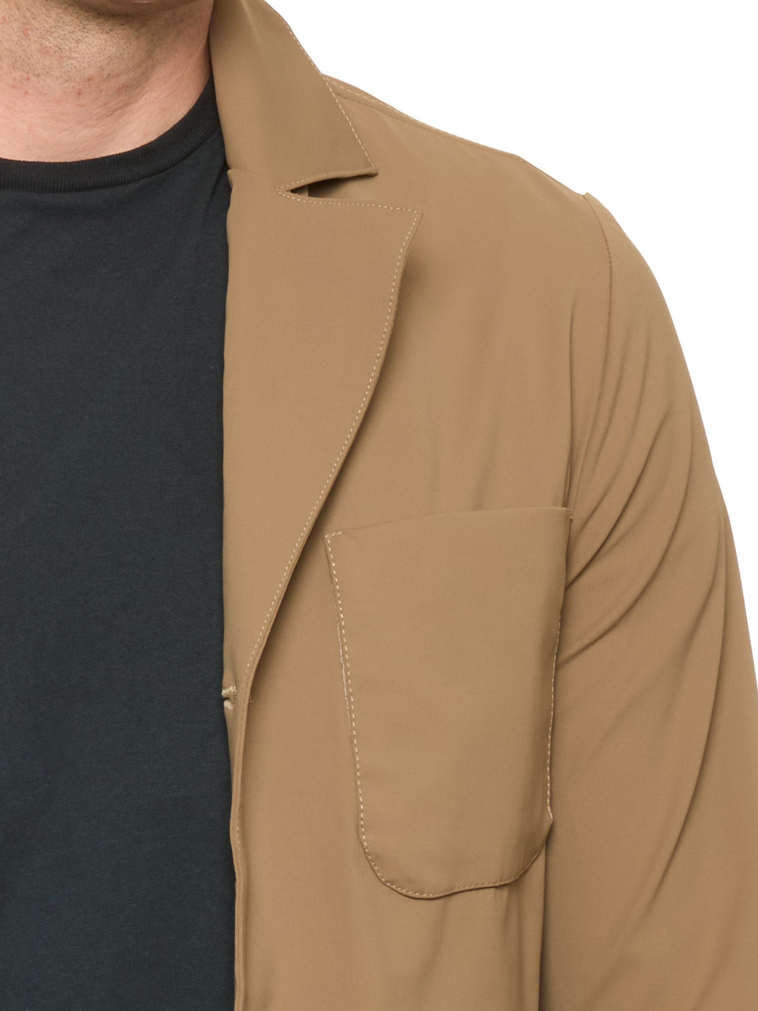 PIETRA SALATA Napoli Beige Lightweight Jacket Stretch NEW