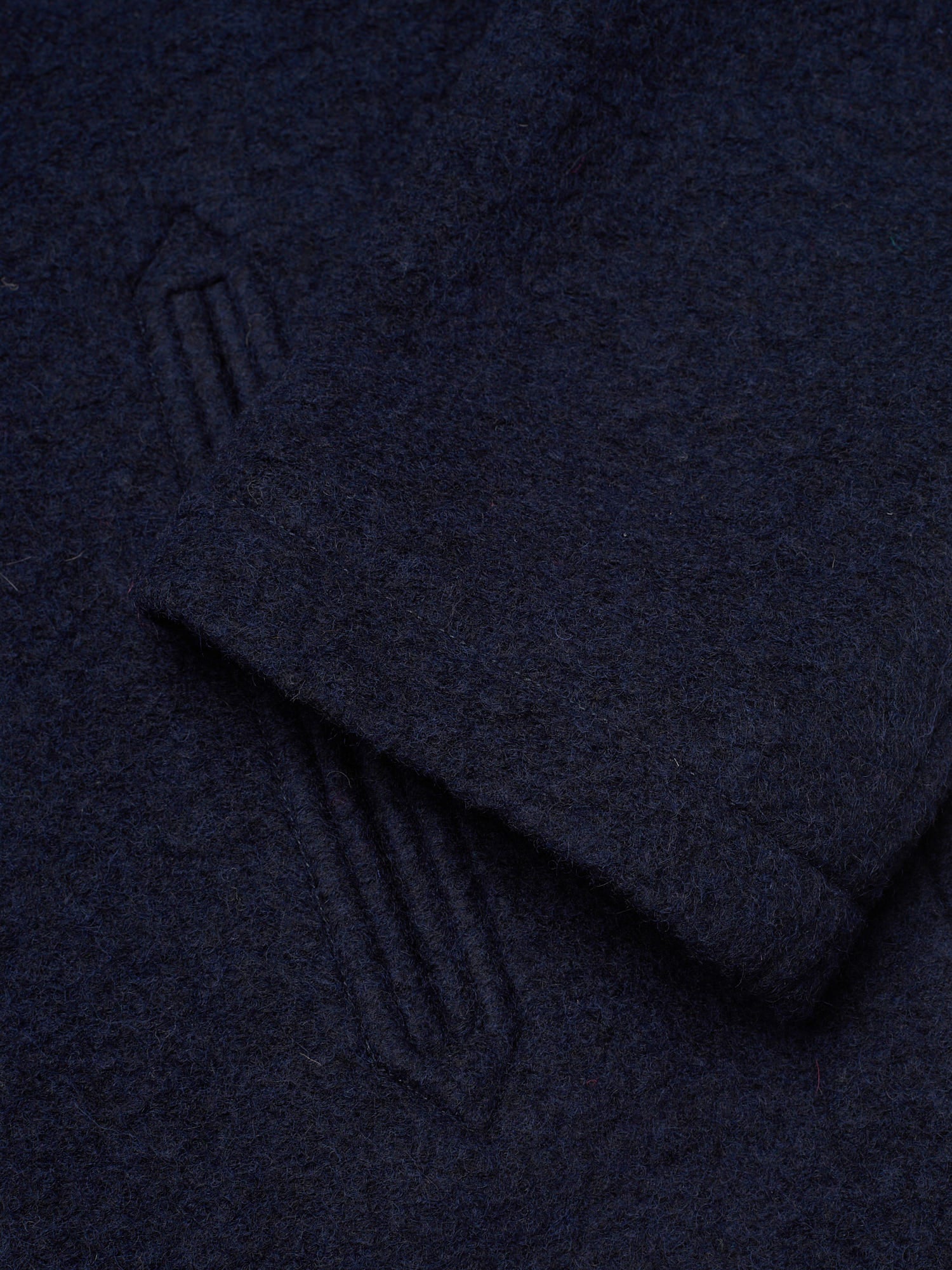 PIETRA SALATA Napoli Blue Peacot In Lana Cotta Wool Polyester Jacket NEW