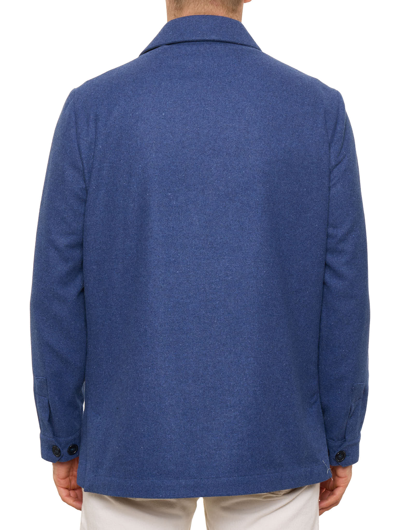 PIETRA SALATA Napoli Blue Wool Blend Blazer Jacket NEW
