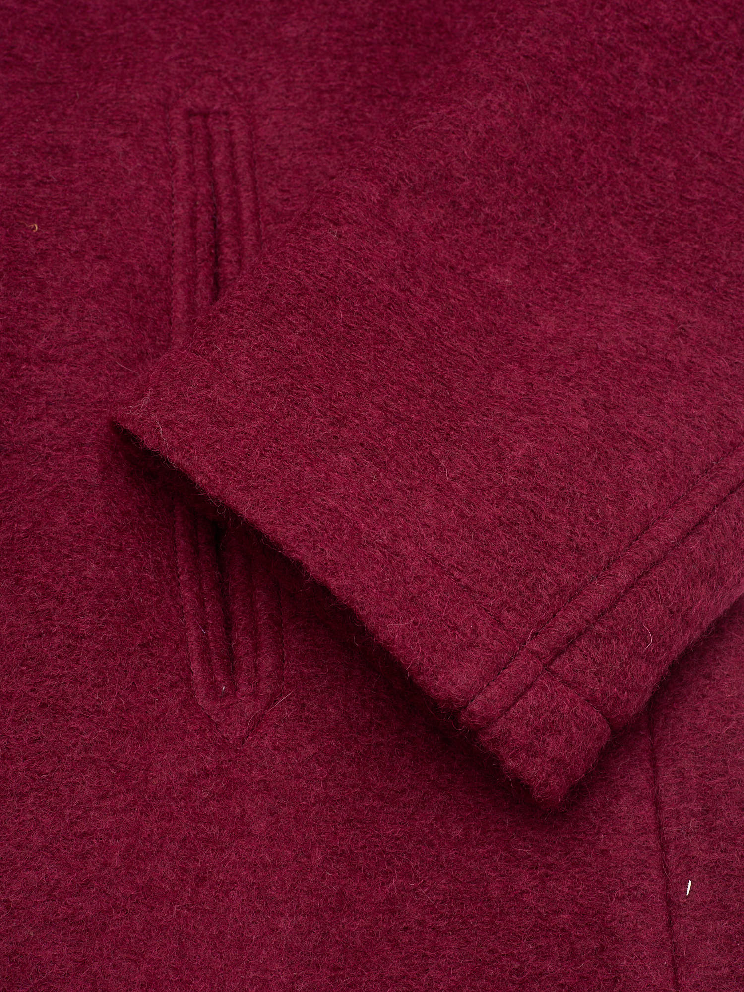 PIETRA SALATA Napoli Burgundy Peacot Double Breasted Jacket