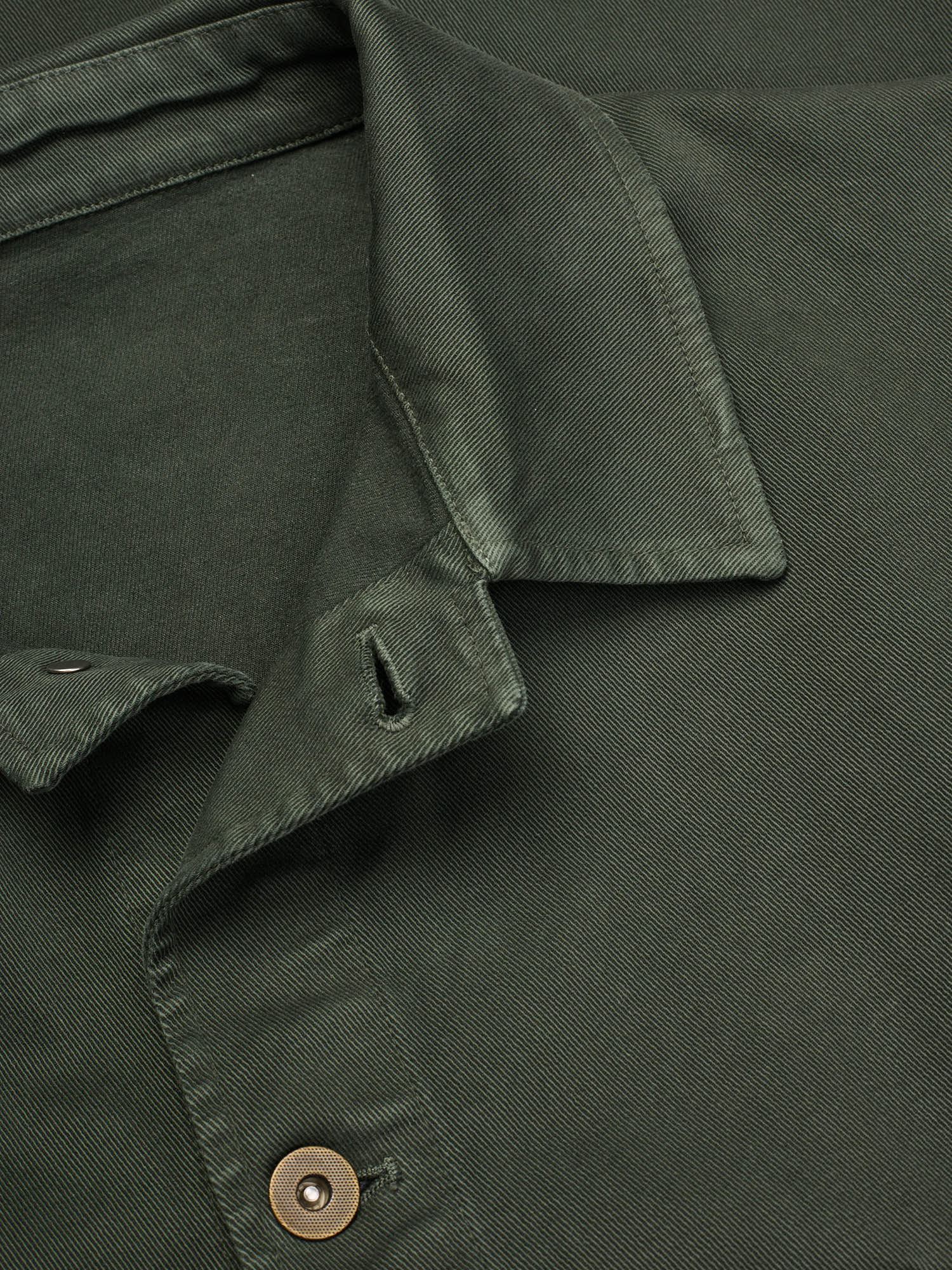 PIETRA SALATA Napoli Army Green Multi Pocket Work Jacket Chore-Coat