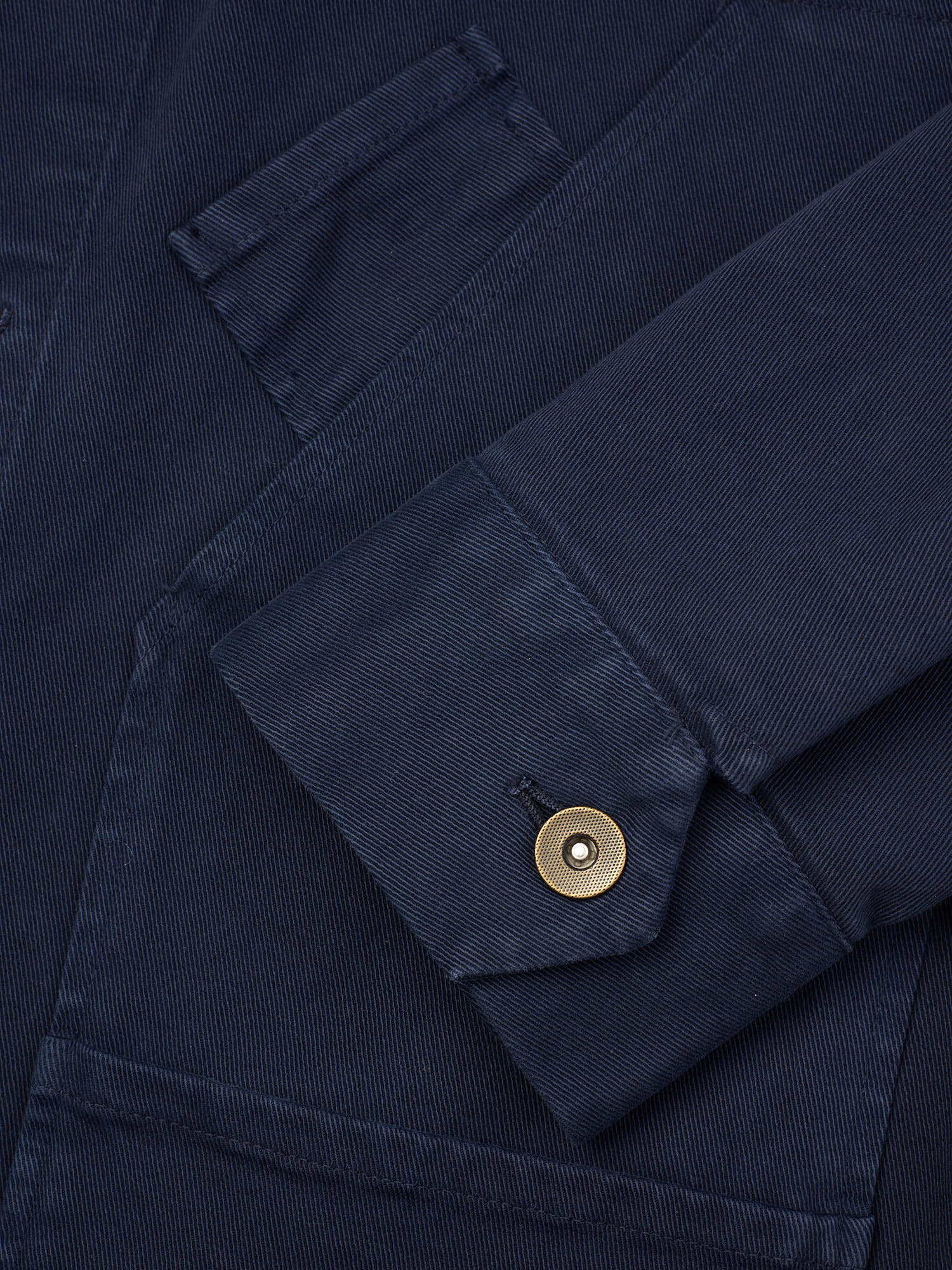 PIETRA SALATA Napoli Blue Multi Pocket Work Jacket Chore-Coat