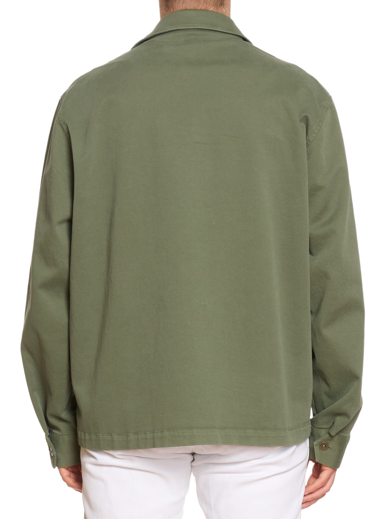 PIETRA SALATA Napoli Sage Green Multi Pocket Work Jacket Chore-Coat