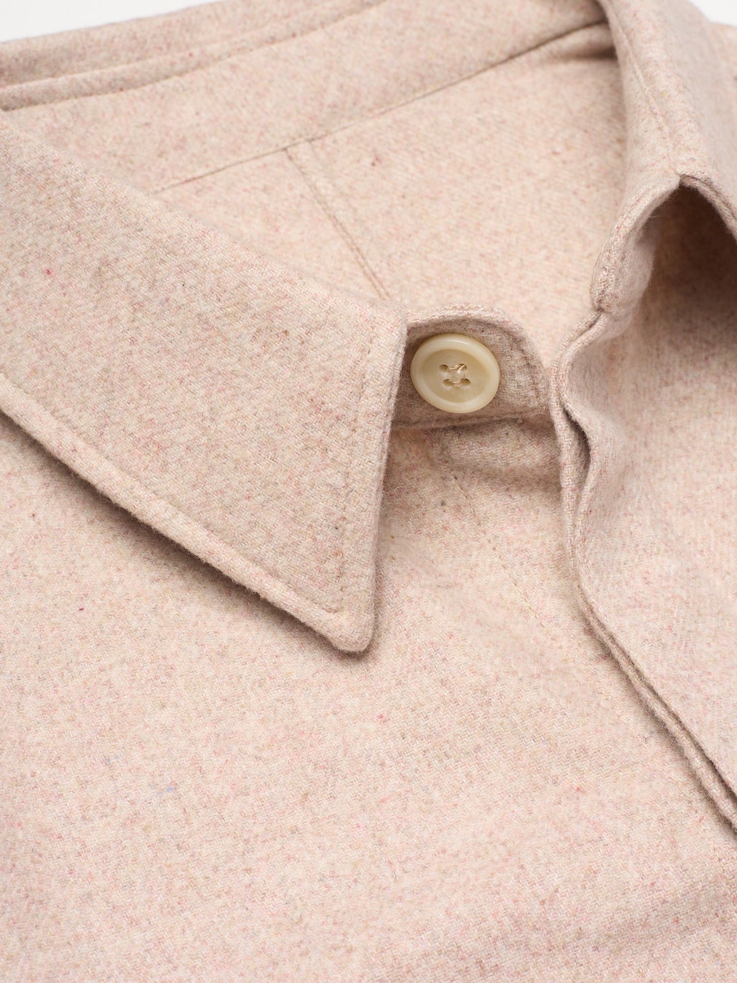 PIETRA SALATA Napoli "Chester" Beige Wool Utility Jacket NEW Slim