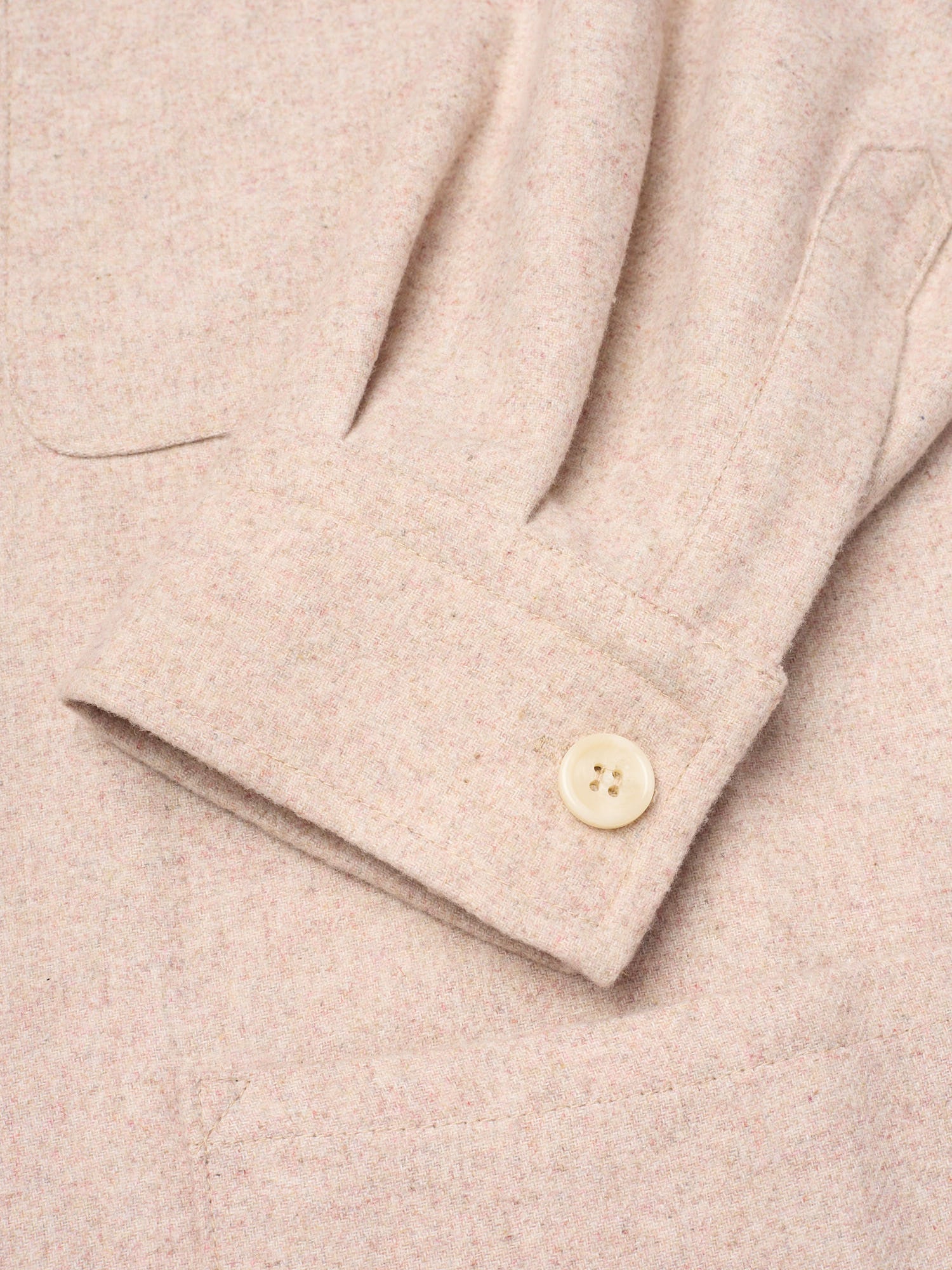 PIETRA SALATA Napoli "Chester" Beige Wool Utility Jacket NEW Slim