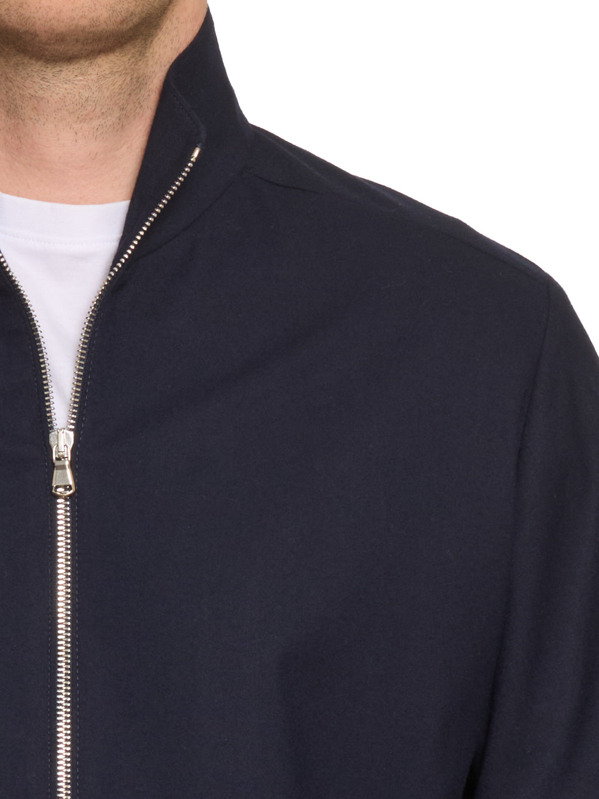 PIETRA SALATA Napoli "Greg" Blue Wool Stretch Overjacket NEW