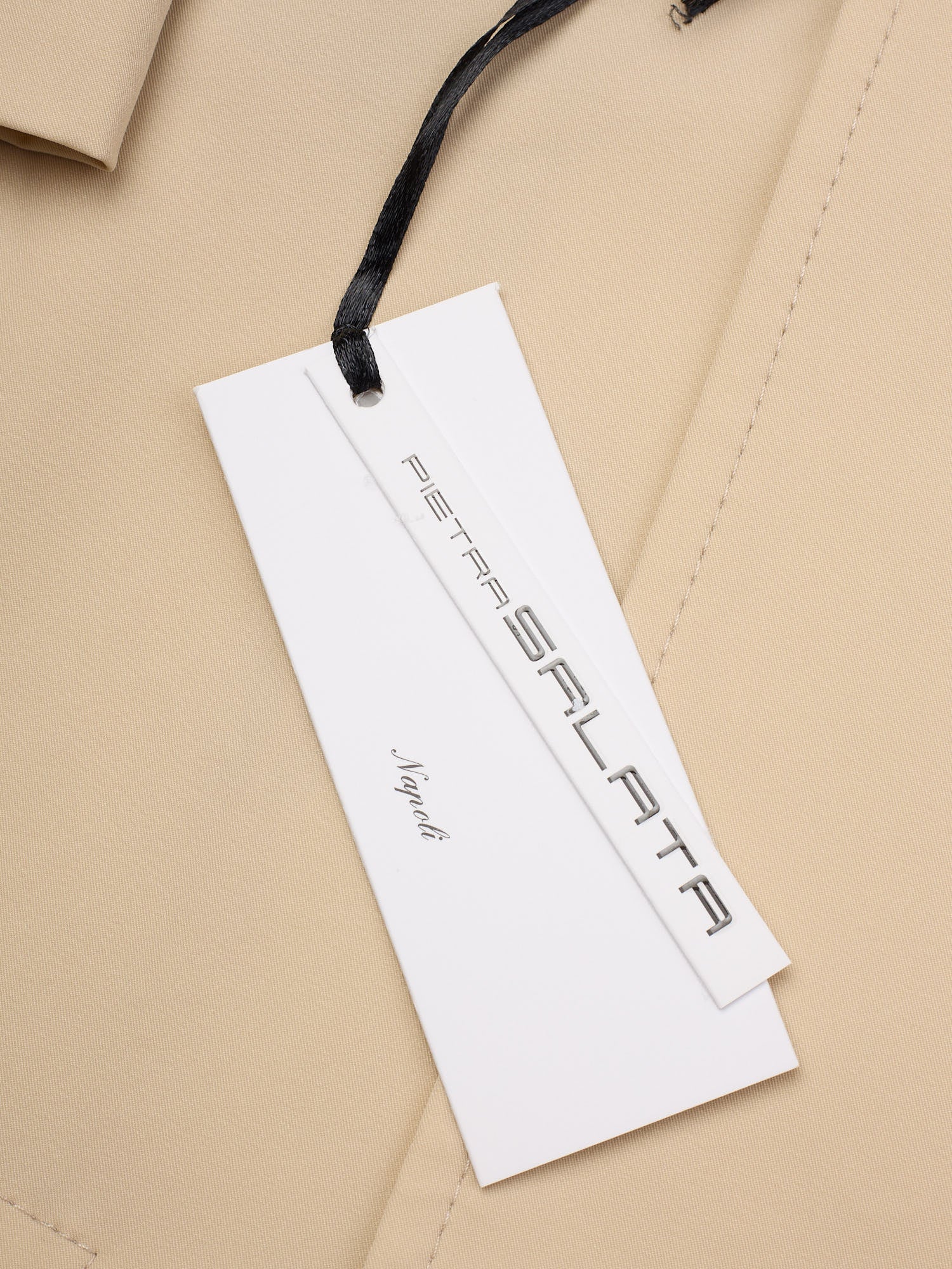 PIETRA SALATA Napoli "London" Beige Trench Coat