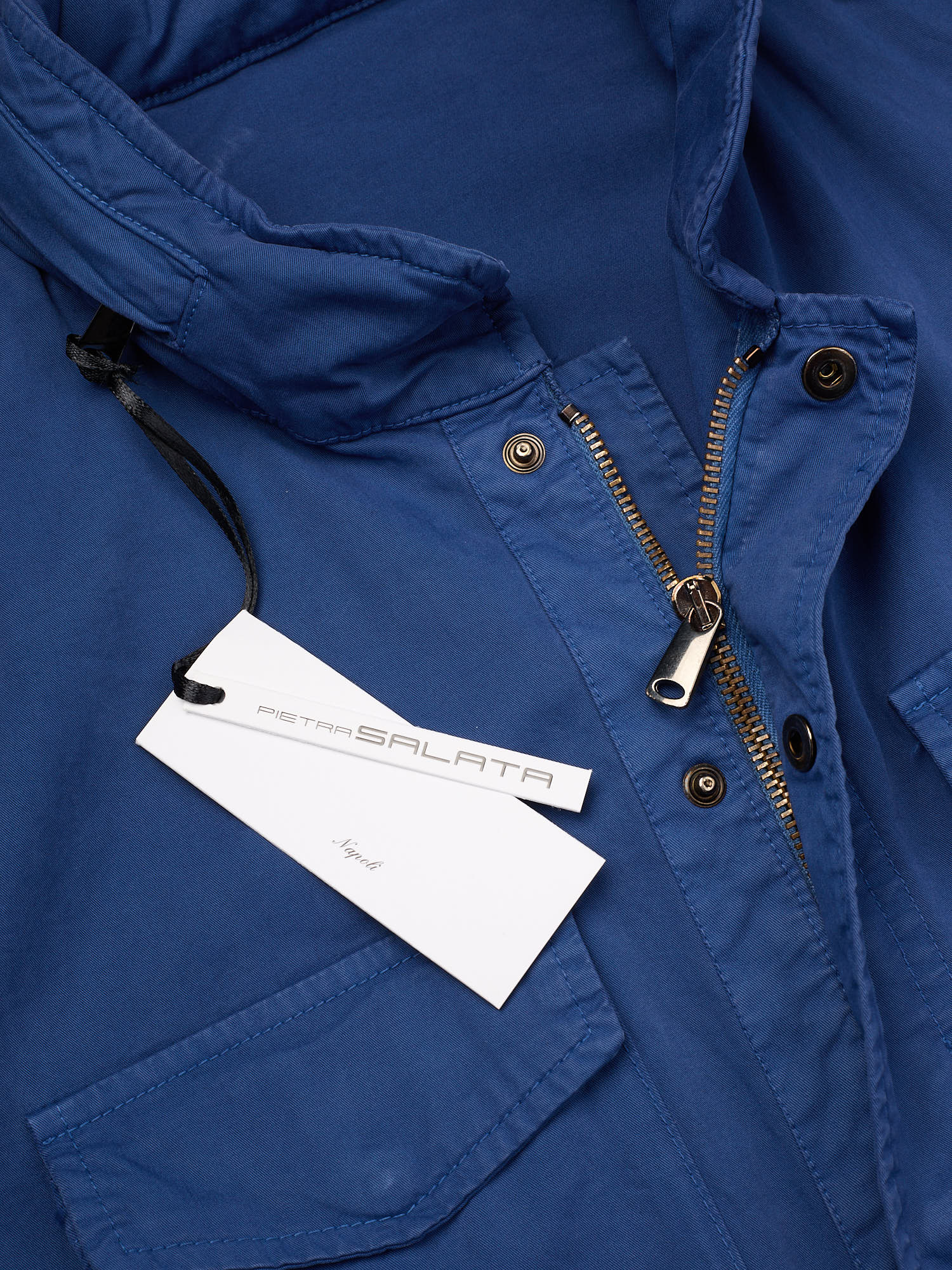 PIETRA SALATA Napoli "Sahara" Blue Washed Field Jacket