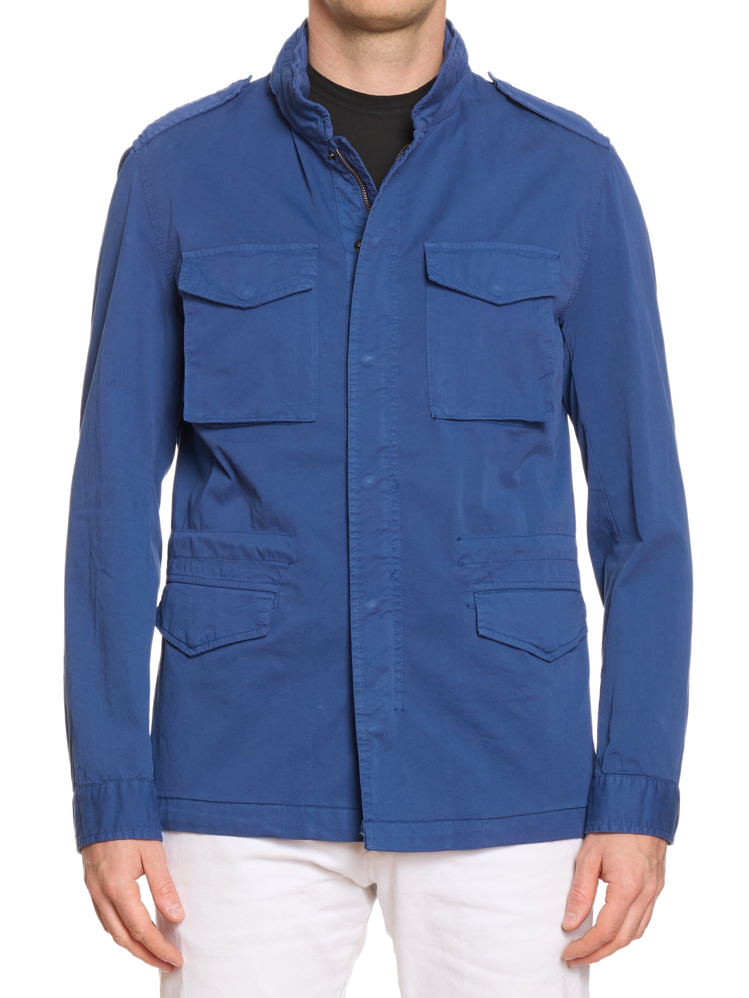 PIETRA SALATA Napoli "Sahara" Blue Washed Field Jacket