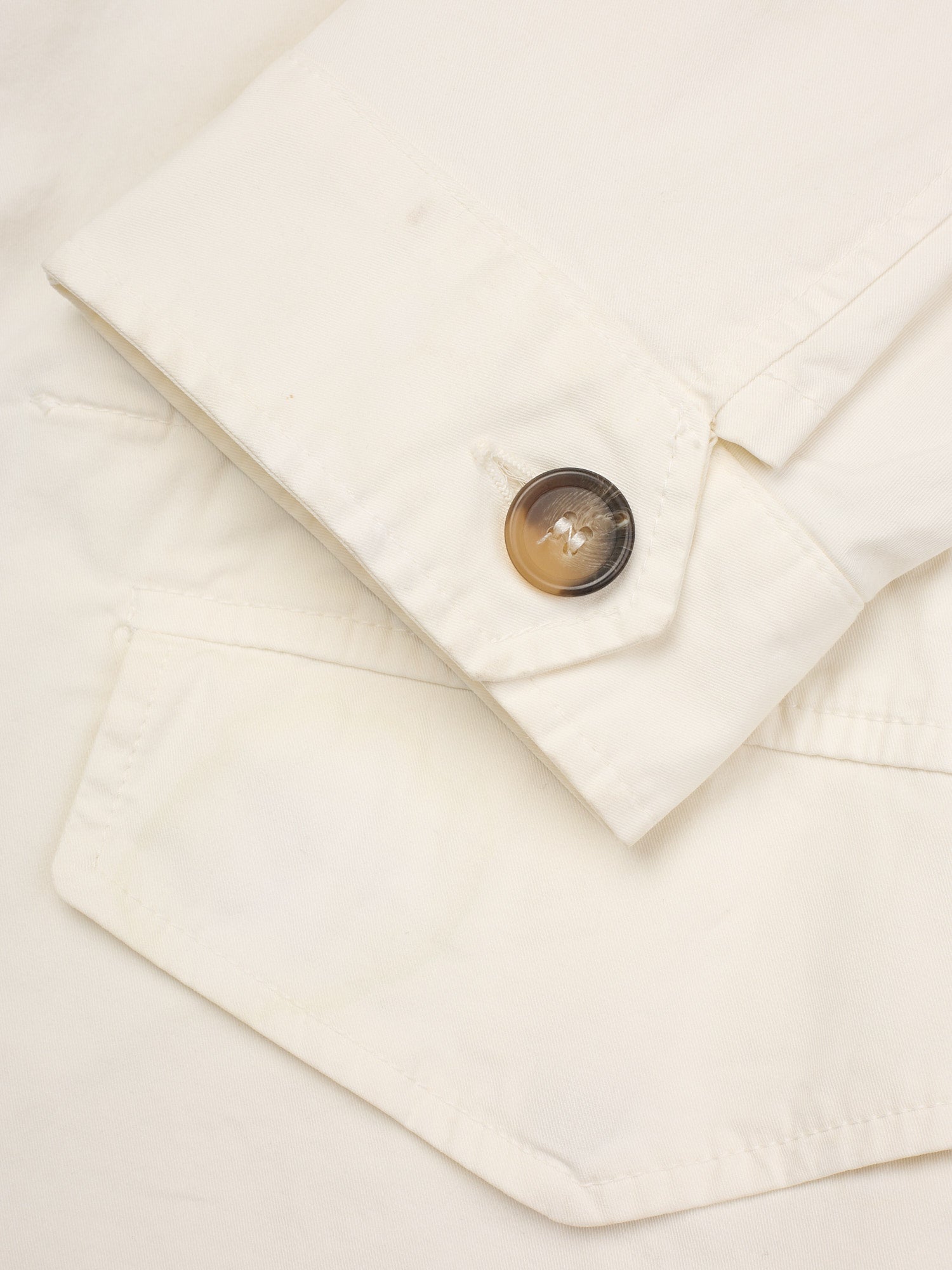 PIETRA SALATA Napoli "Sahara" Cream Safari Jacket Field Coat