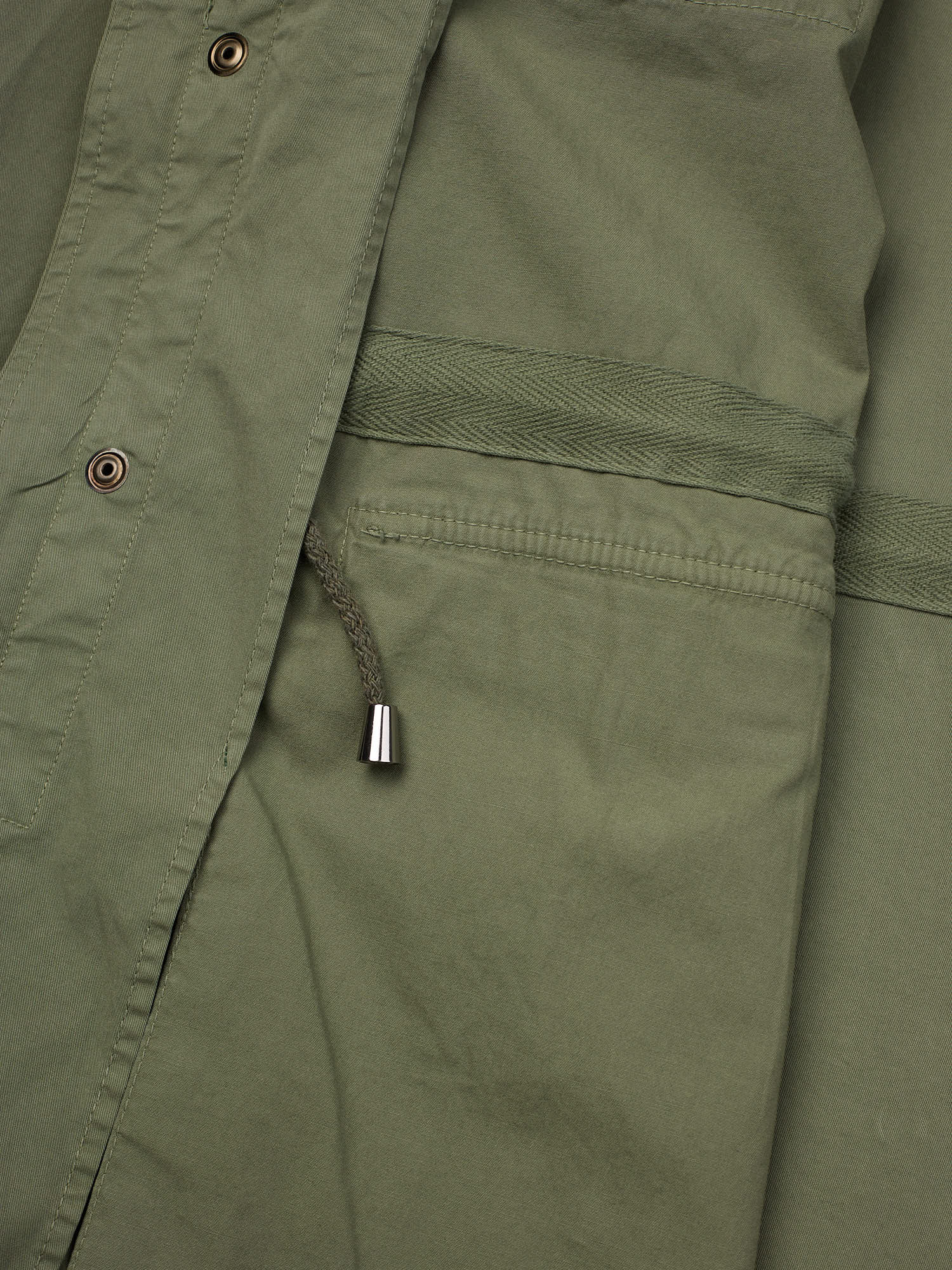 PIETRA SALATA Napoli "Sahara" Green Washed Safari Jacket Field Coat